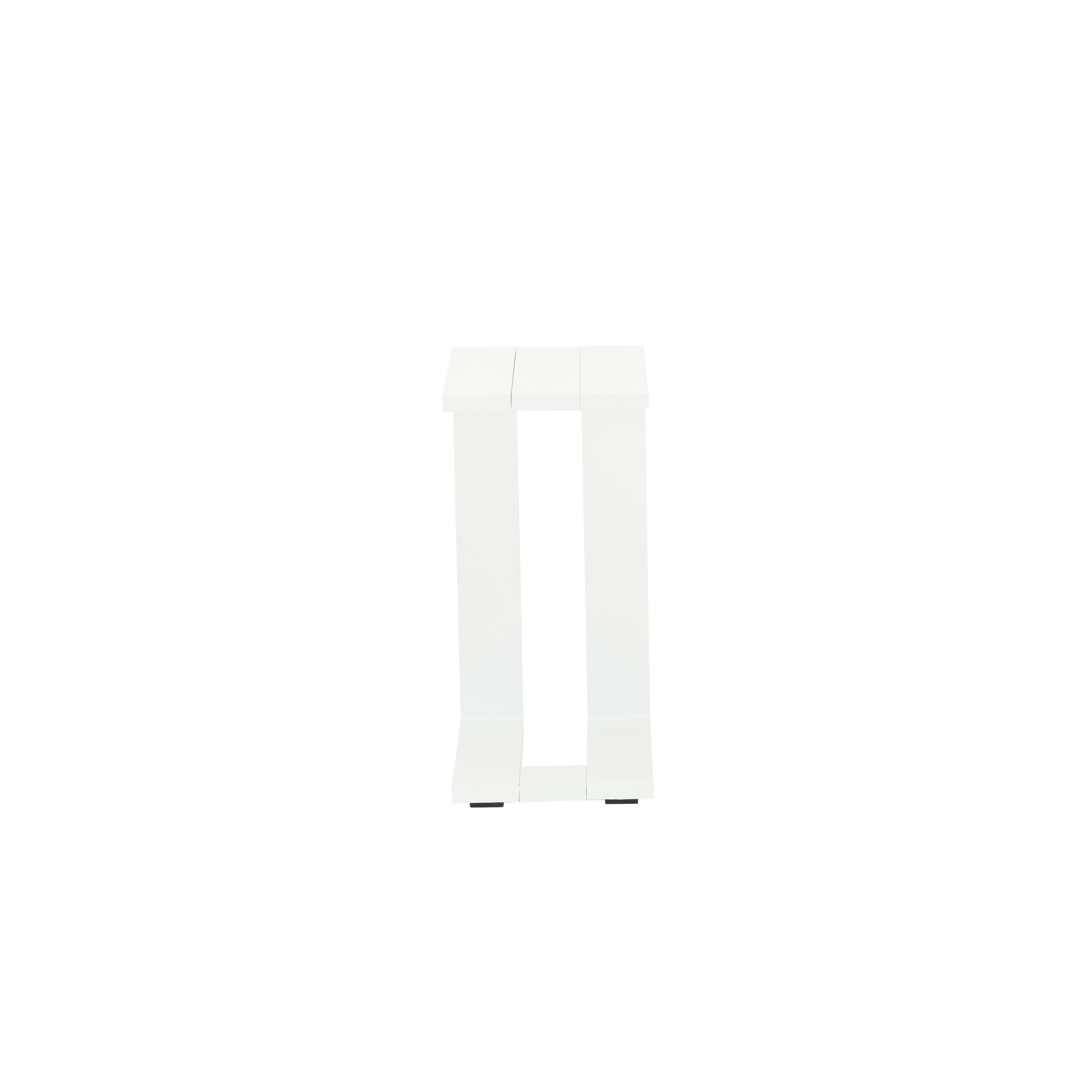 Mesa lateral retangular 30x46x62,5 cm branco Naterial Athena - 9