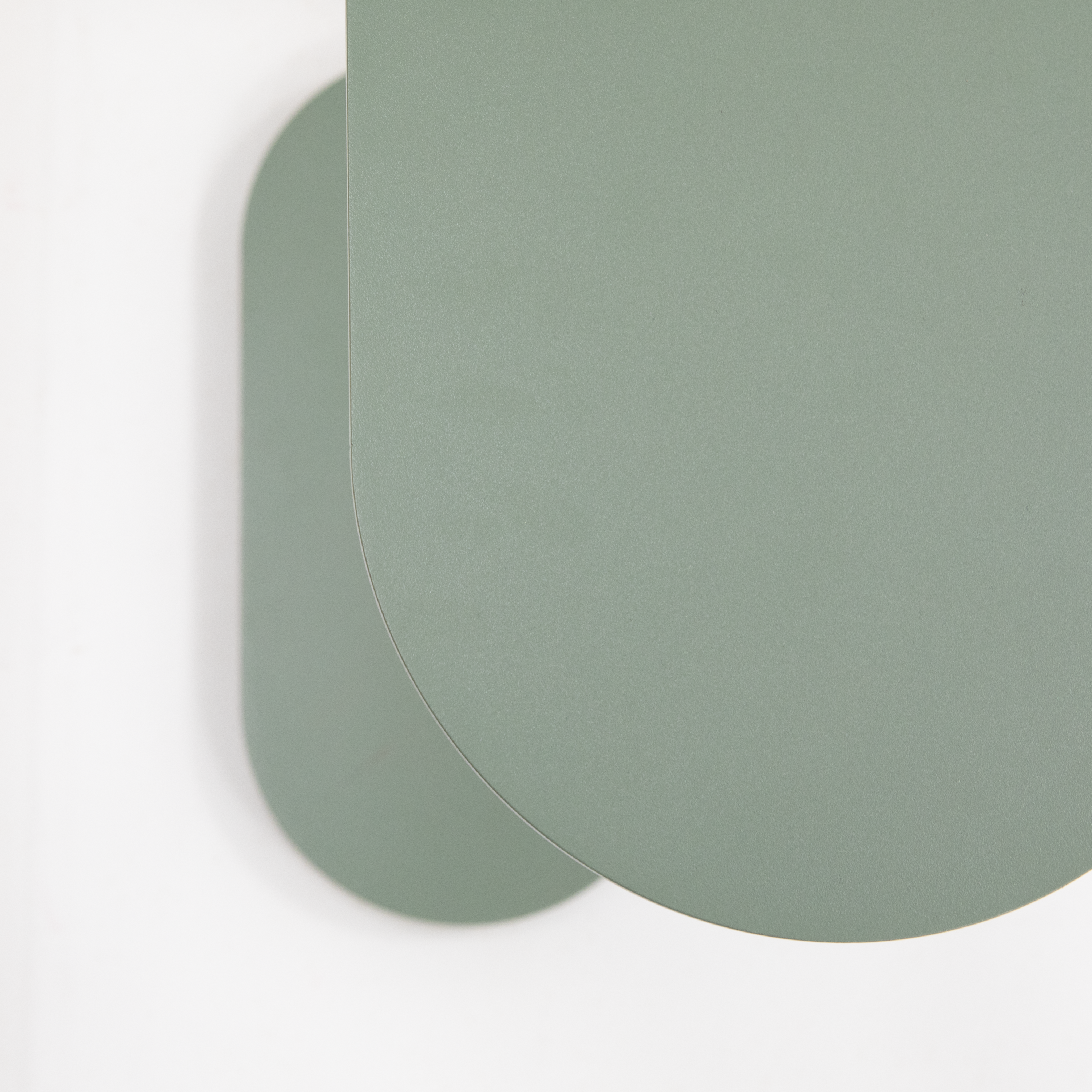 Tabella finale in acciaio con piano in metallo verde 49x22cm - 9