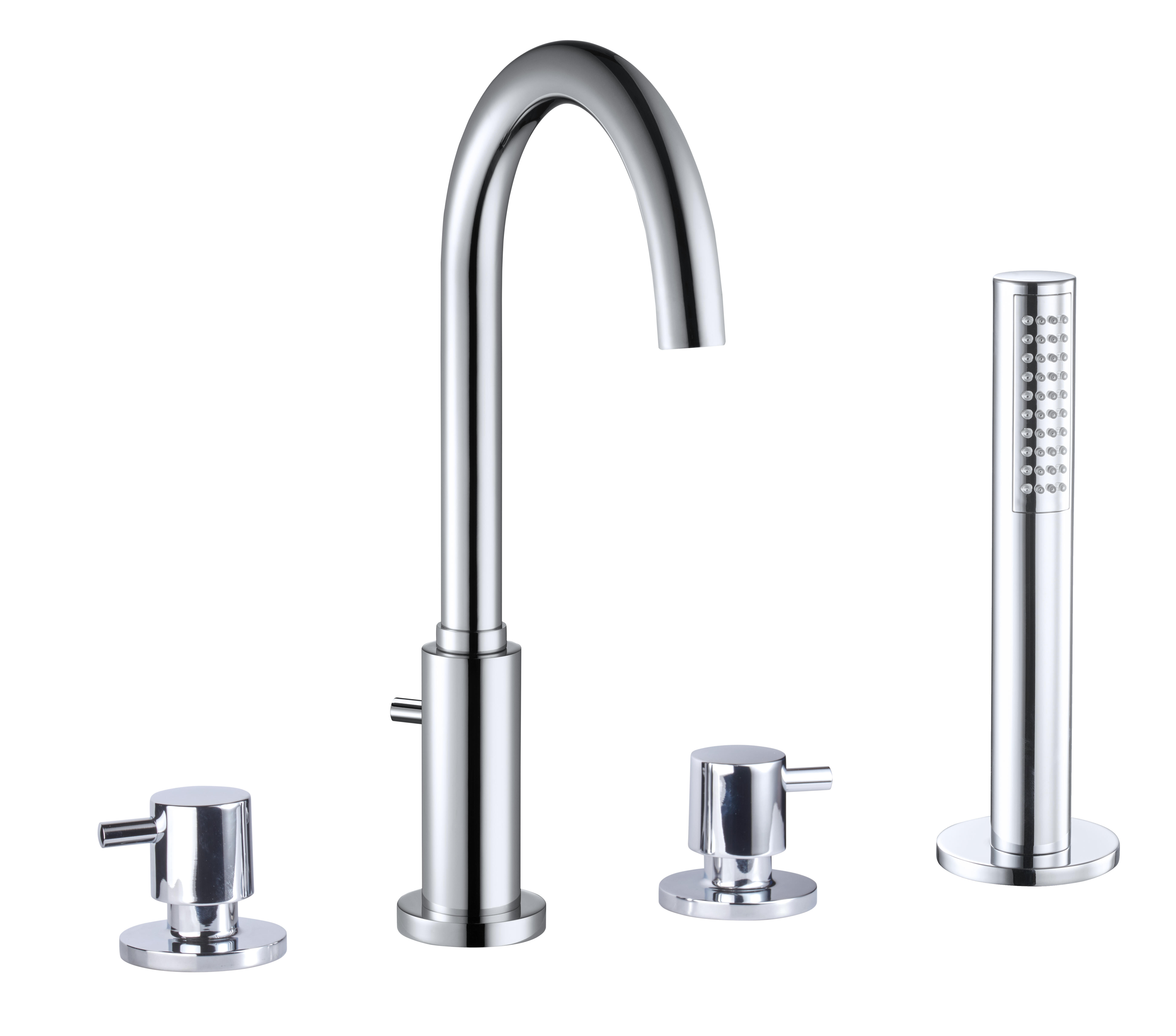 Grifo bañera repisa maier look cromo