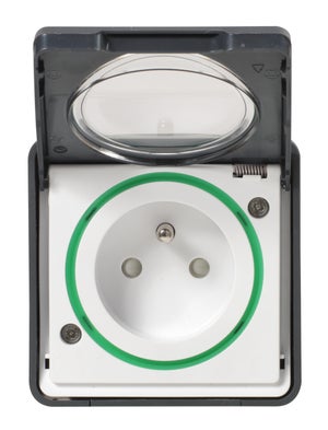 Prise étanche saillie complet Mureva Styl SCHNEIDER ELECTRIC anthracite Leroy Merlin Les bons plans des petits projets avant l'été