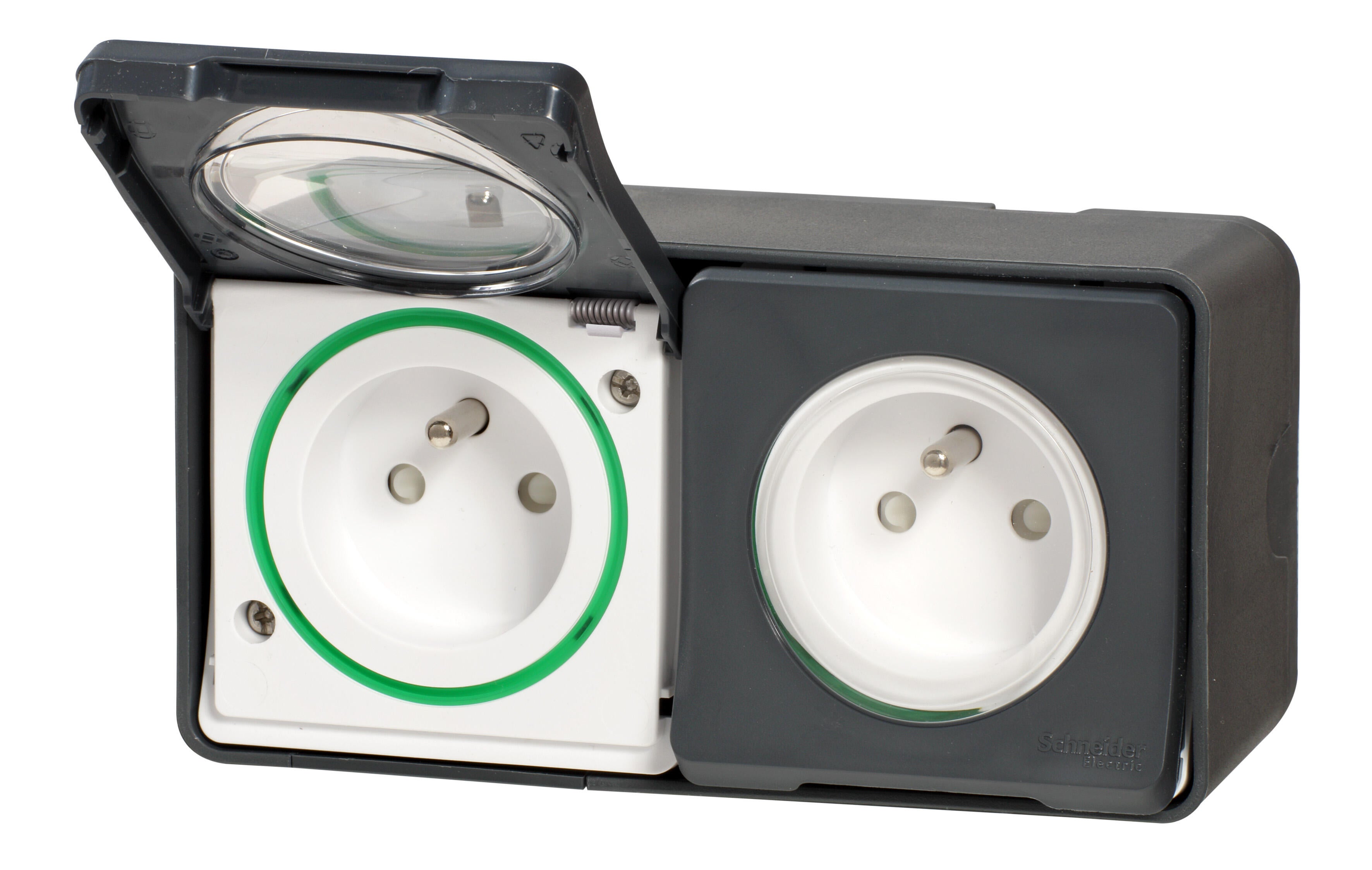 Double prise de courant 2P+T MUREVA - SCHNEIDER ELECTRIC - 6