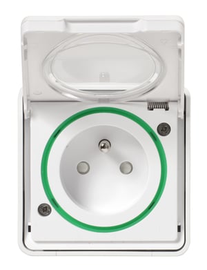 Prise étanche saillie complet Mureva Styl SCHNEIDER ELECTRIC blanc Leroy Merlin Les bons plans des petits projets avant l'été