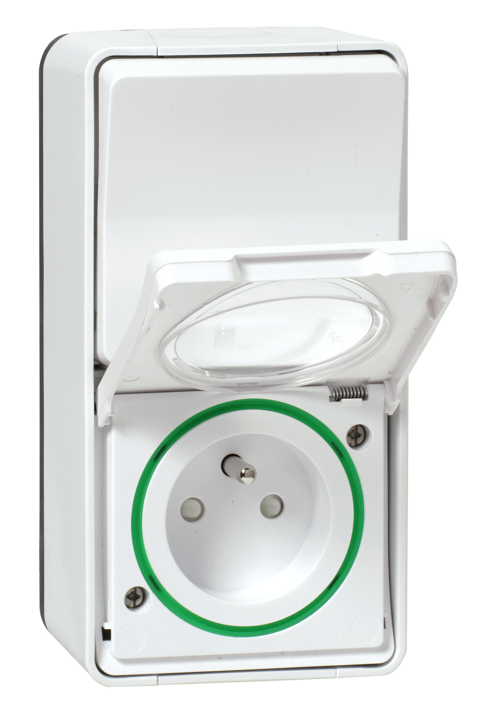 Interrupteur + prise saillie Mureva Styl, SCHNEIDER ELECTRIC, blanc - 5
