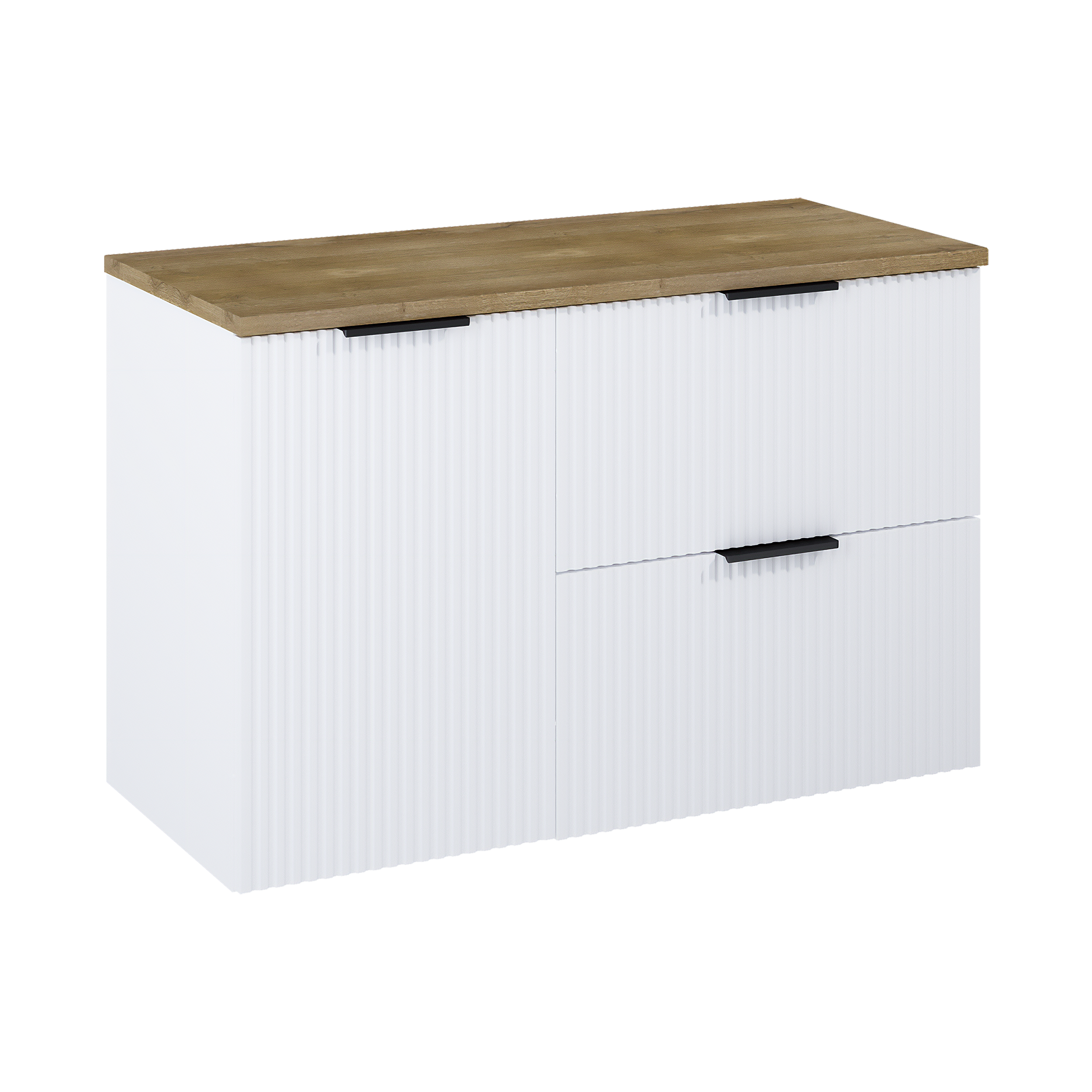 Szafka łazienkowa wisząca Nabel 40x45.2x63.5 cm biały mat Roca - 4
