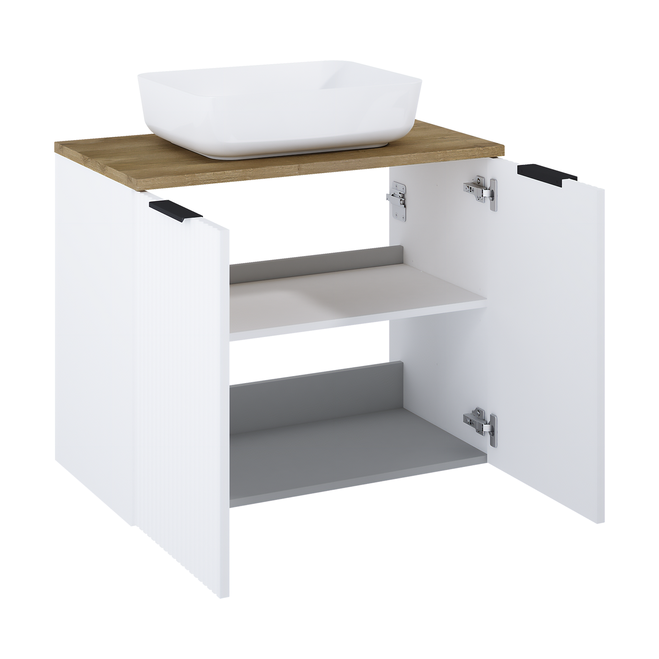 Umywalka ceramiczna nablatowa Suri 45 Sensea - 6