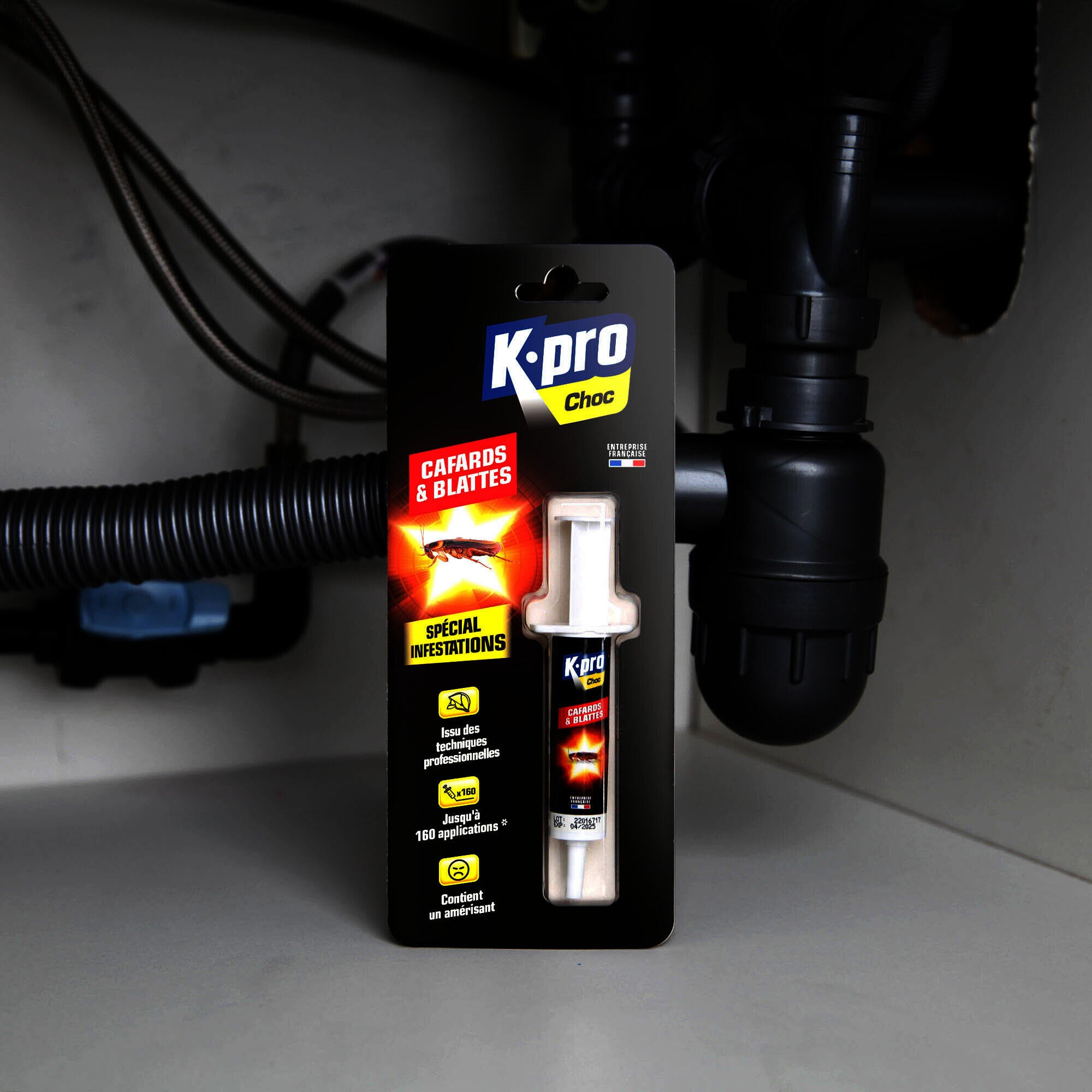 Piège cafards et blattes, Seringue 10g K.PRO - 2