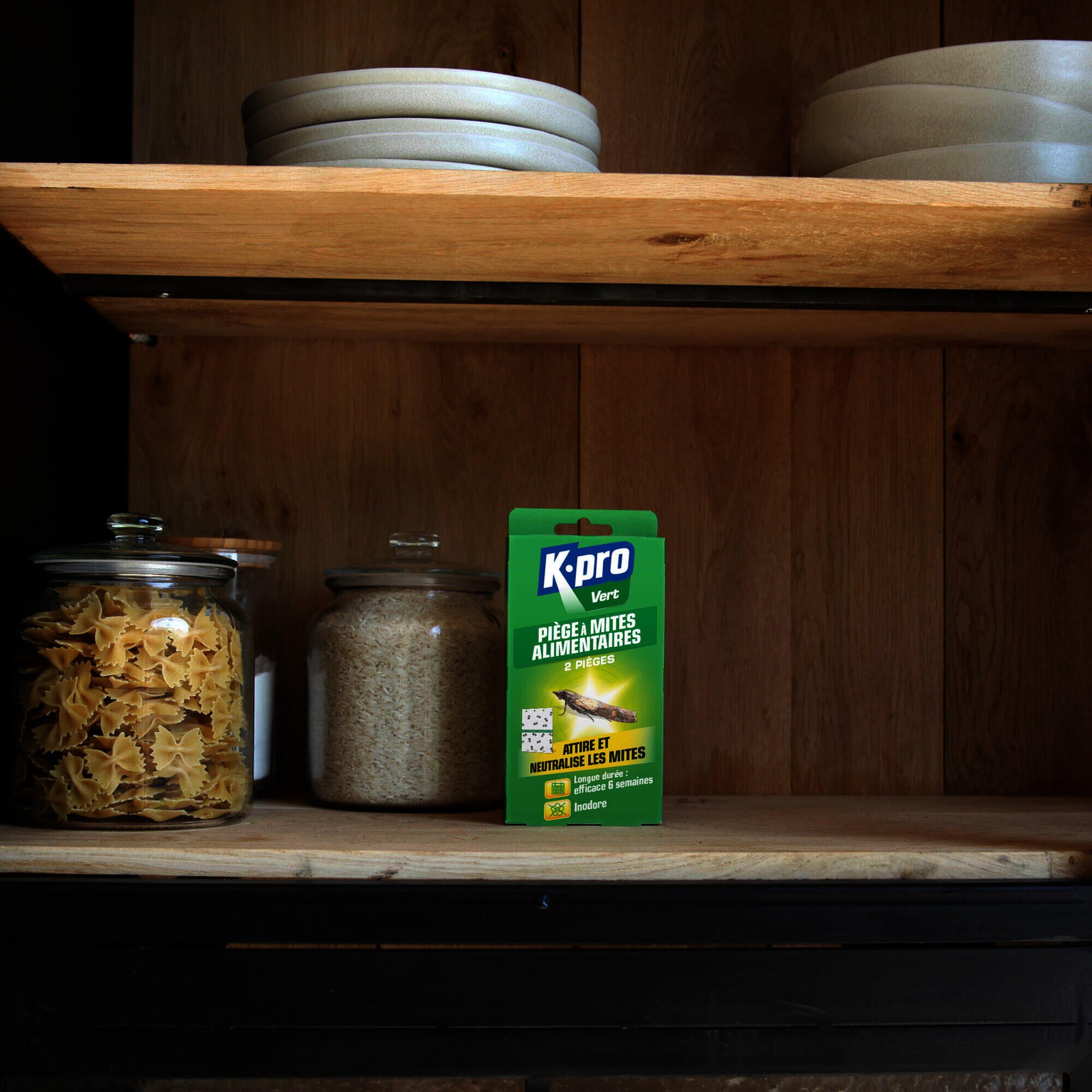 Lot de 2 pièges mites alimentaires K.PRO - 2