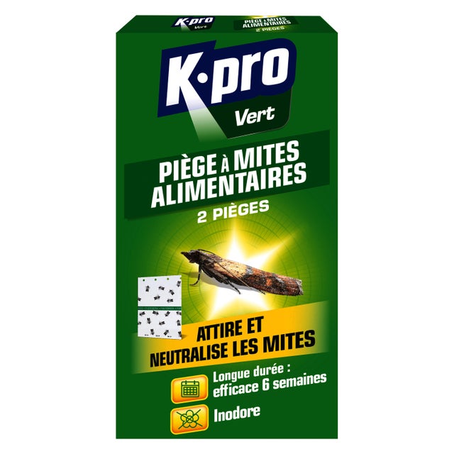 Lot de 2 pièges mites alimentaires K.PRO