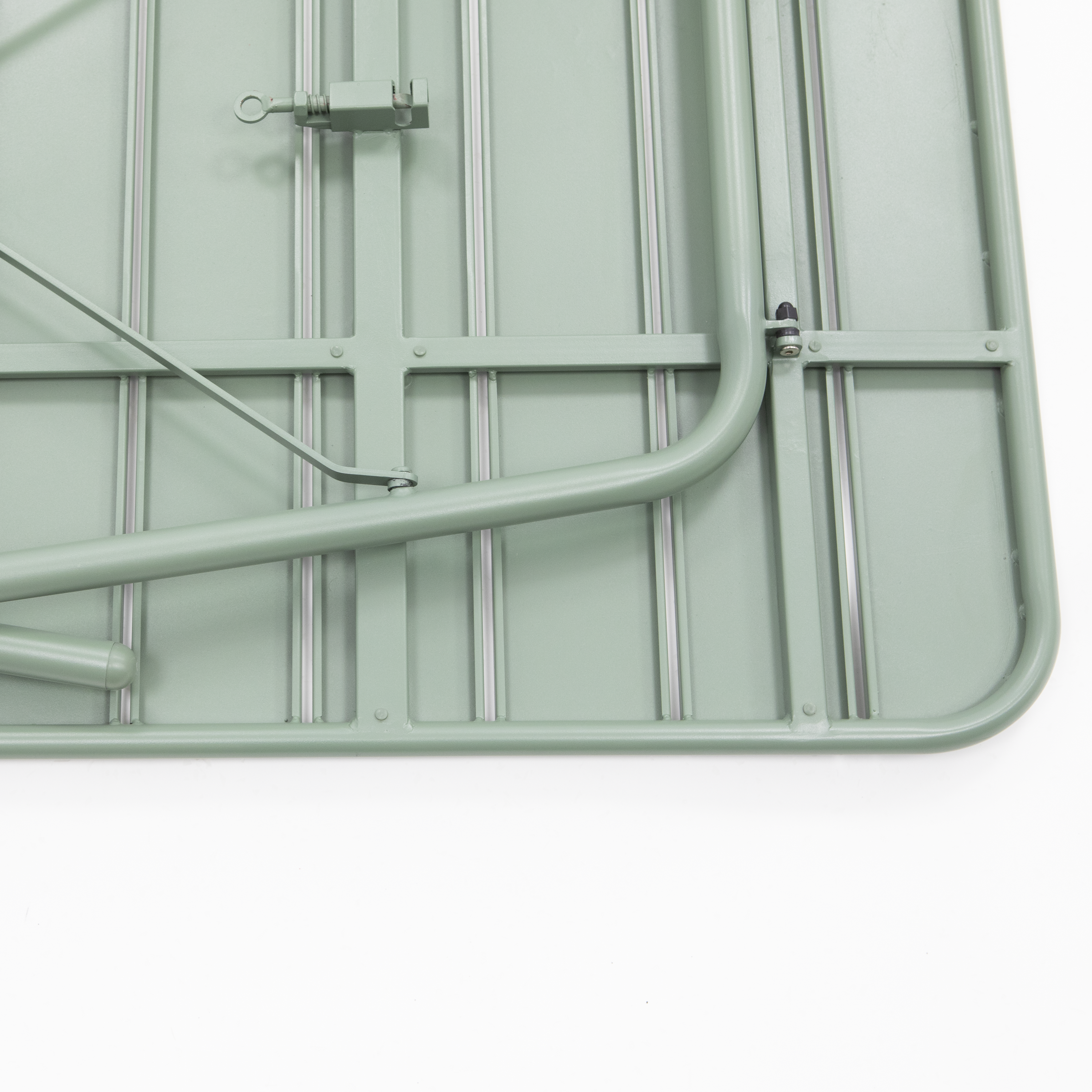 Mesa para jardim 140x80 cm retangular verde - 12