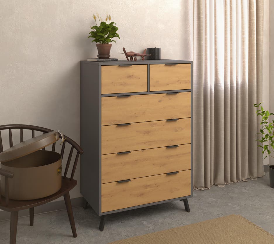 cómoda, el mueble auxiliar decorativo