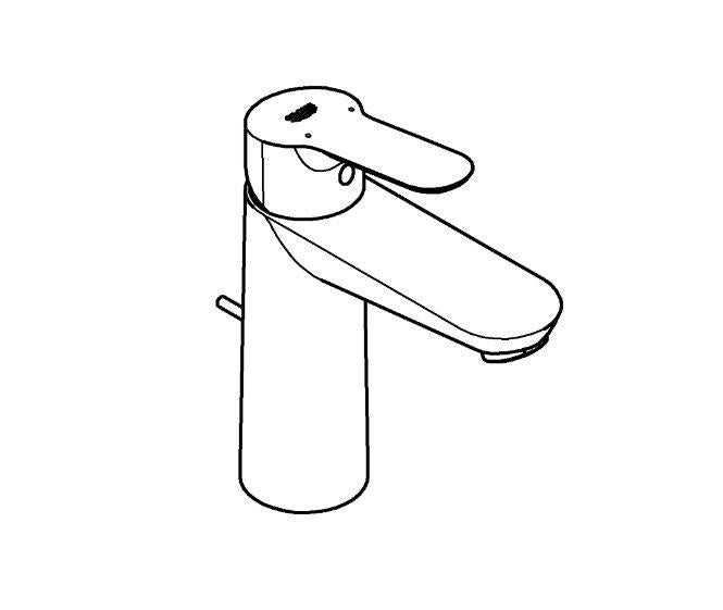 Grifo de lavabo GROHE Start Clova monomando cromo brillo. Antical. Latón - 9