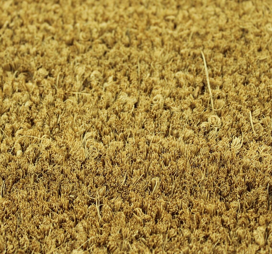 Felpudo beige de coco coco 23mm 200 x100 cm