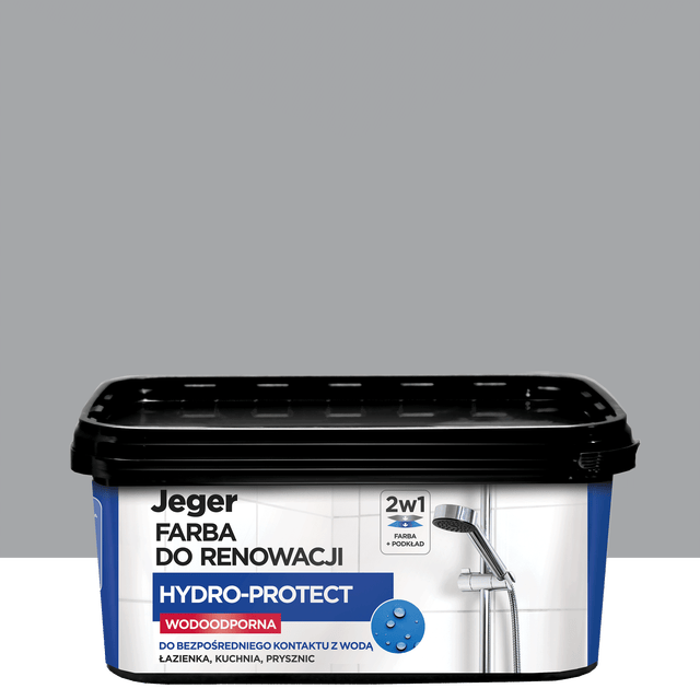 Farba specjalistyczna Jeger Reno Hydro Stalowy 2 l