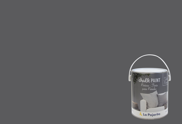 Pintura LA PAJARITA Chalk Paint Paredes en color perla mate para aplicar sobre yeso 2.5 l