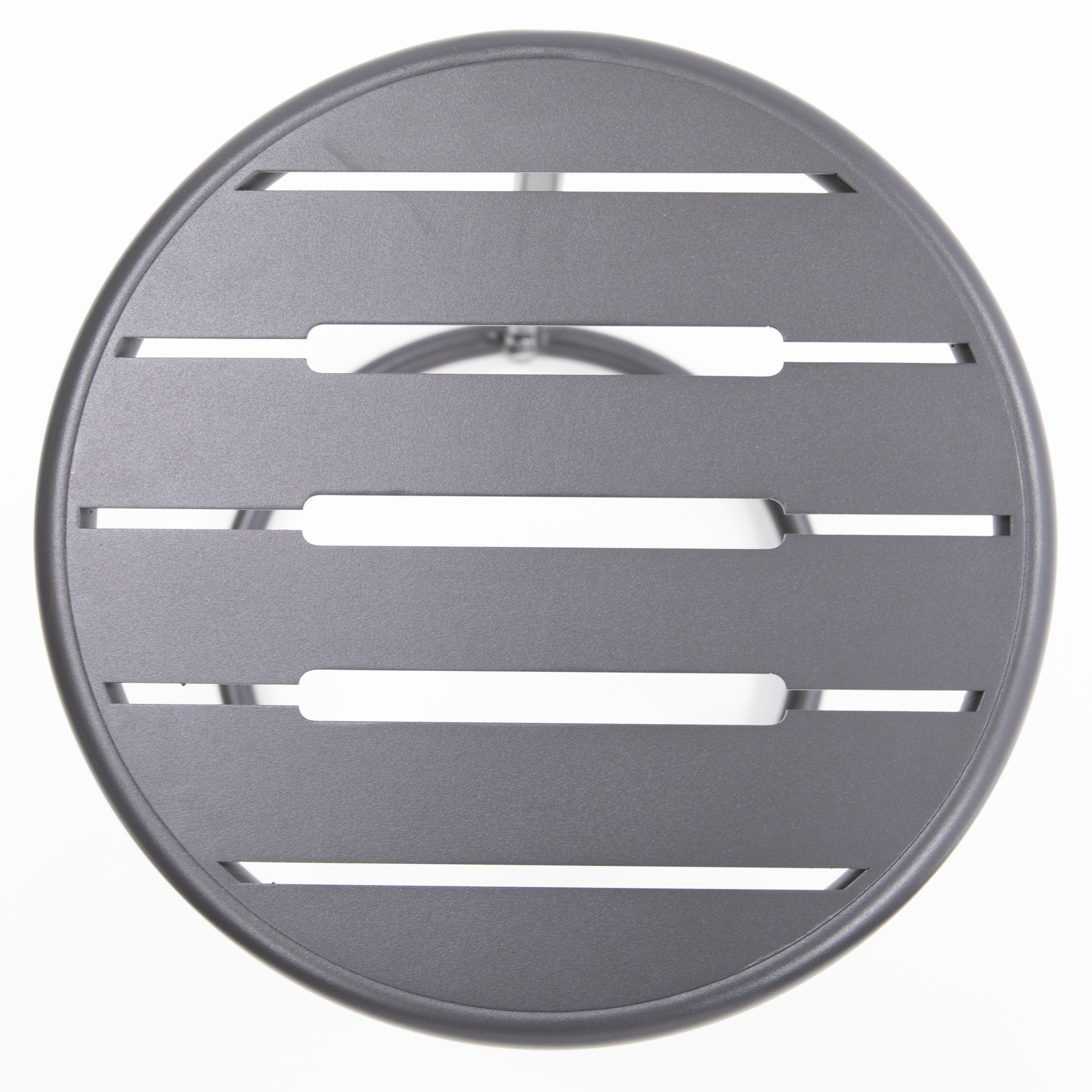 Tables de jardin gigognes CAFE en métal coloris gris anthracite - NATERIAL - 7