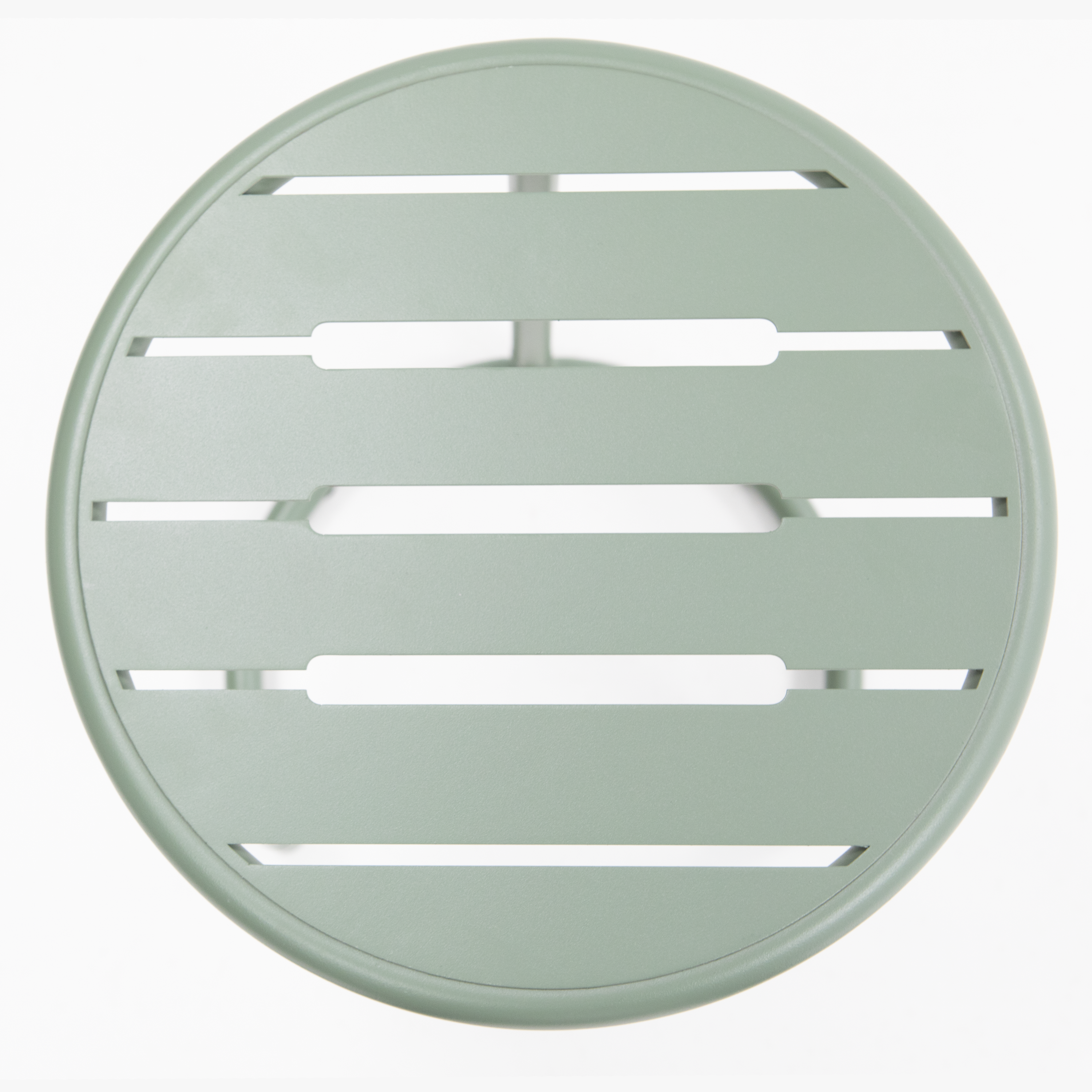 Conjunto de 2 mesas de encaixe redonda verde Cafe - 26