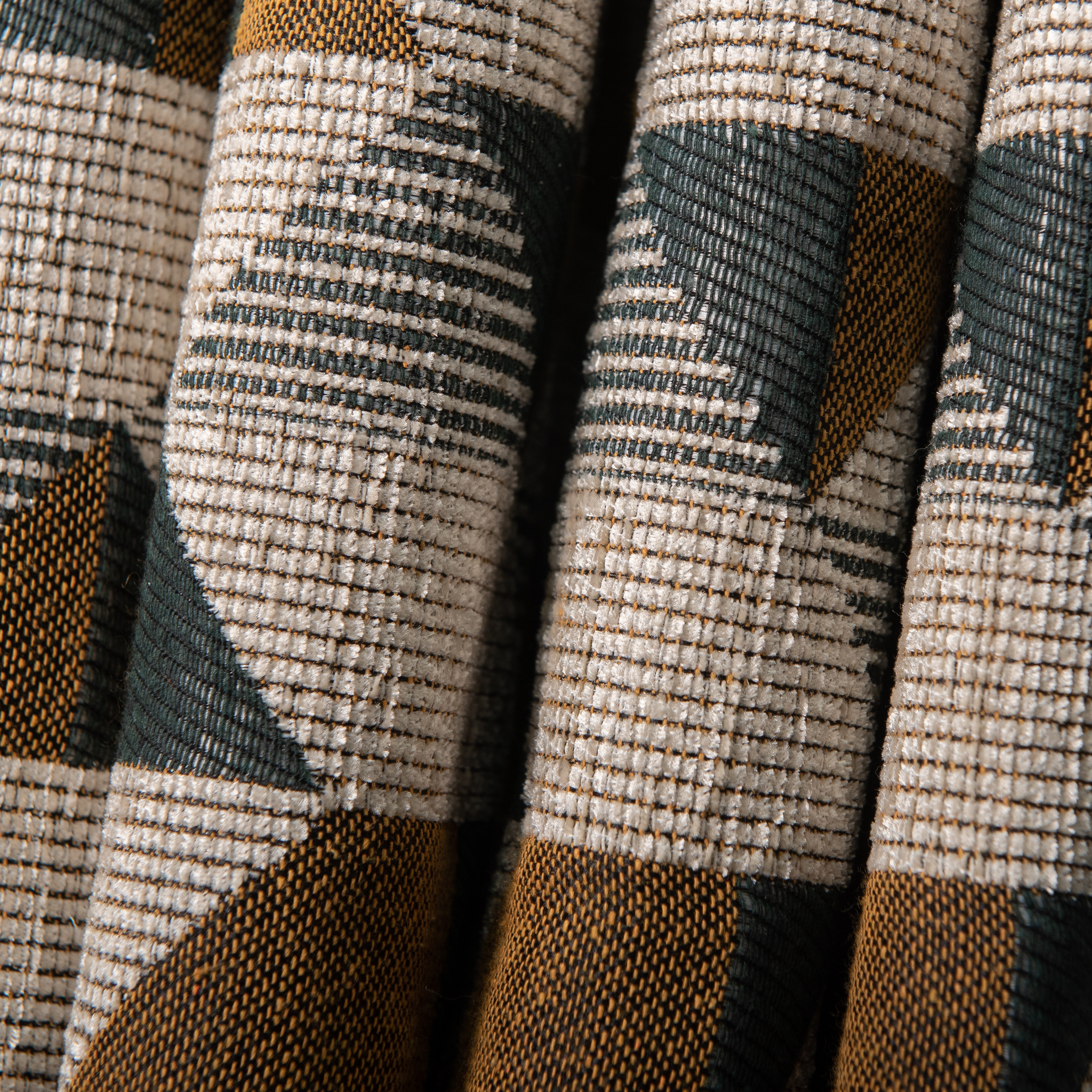 Rideau tamisant, Triangle, vert H.260 x l.140 cm - 3