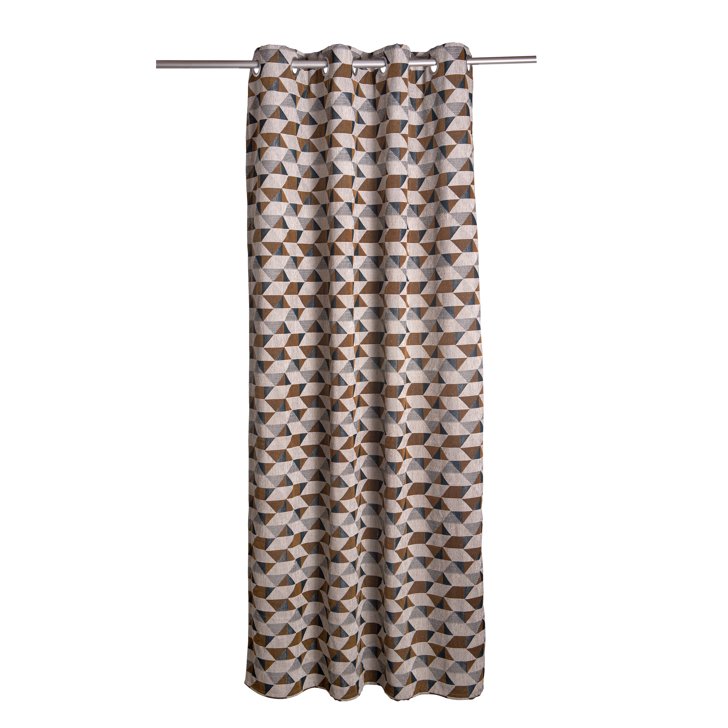 Rideau tamisant, Triangle, vert H.260 x l.140 cm - 5