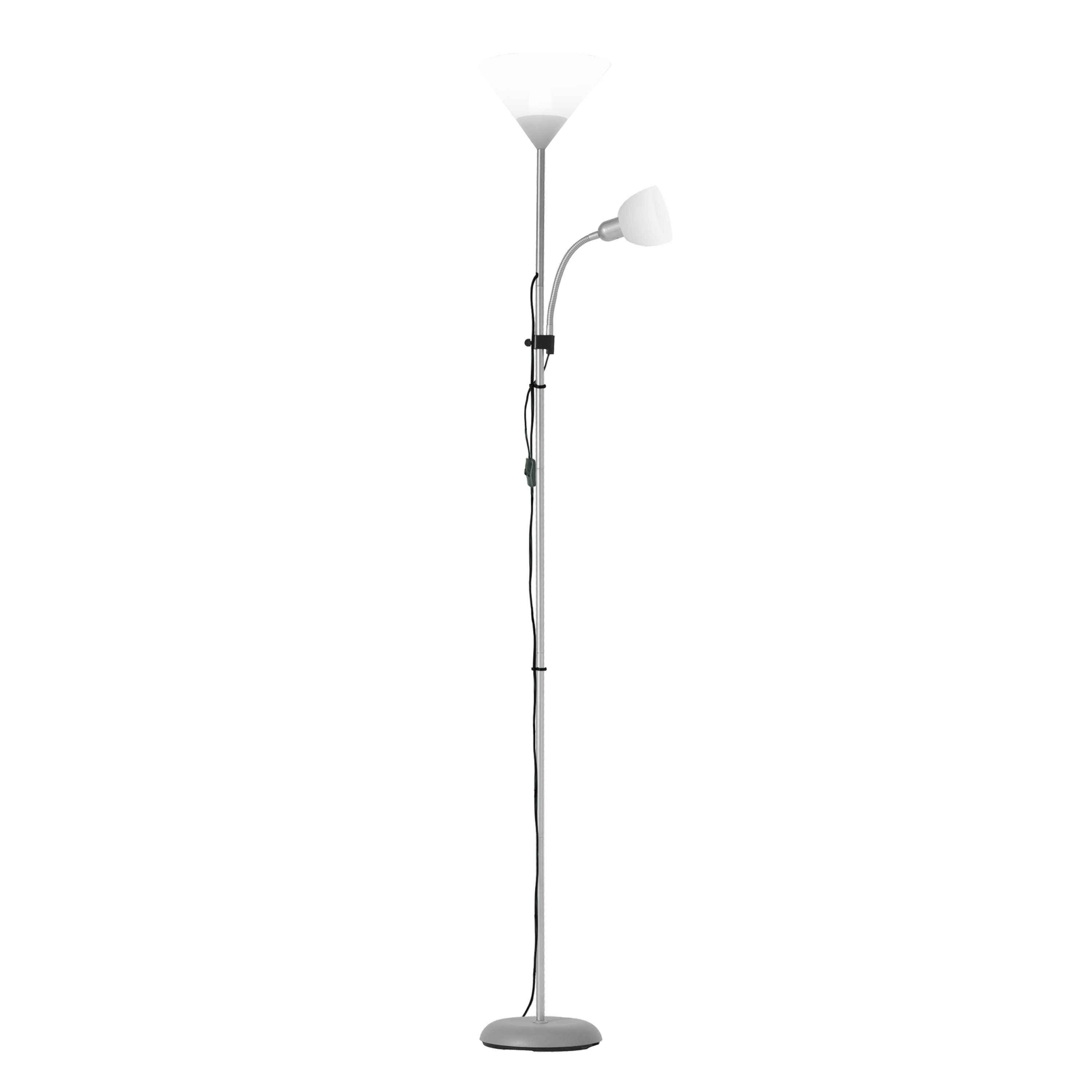Lampadaire avec liseuse Basic, H.177 cm, 60 + 40WW - 5