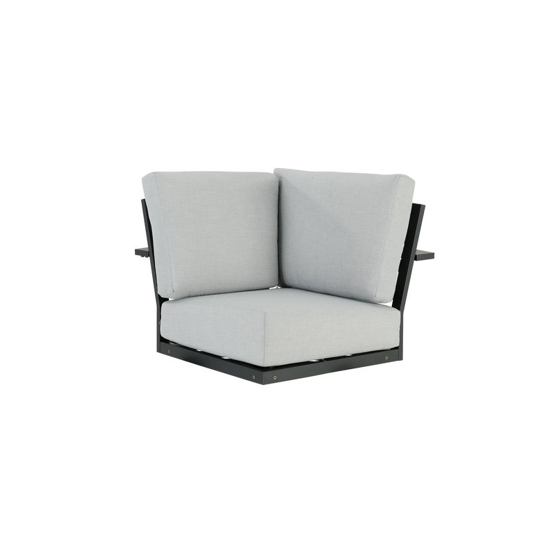 Sofa ogrodowa narożna moduł Athena 91x88x69 cm szara Naterial