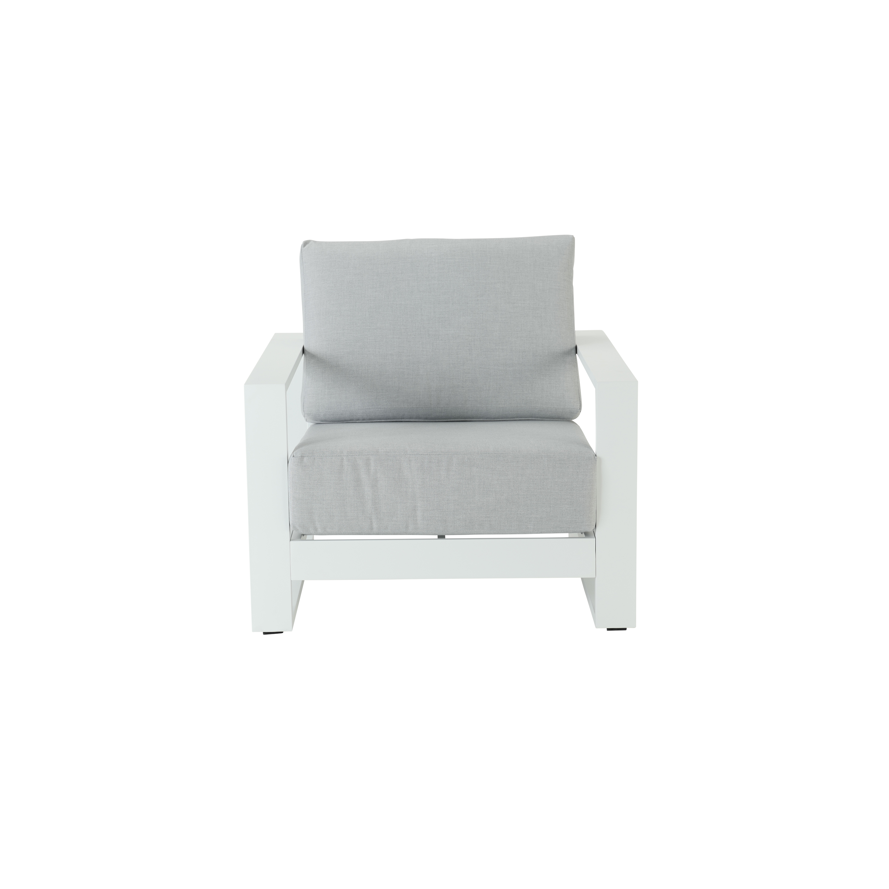Fauteuil bas en aluminium blanc Athena NATERIAL - 8