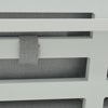 Sofá esquinero de jardín NATERIAL Athena de aluminio blanco 2 plazas