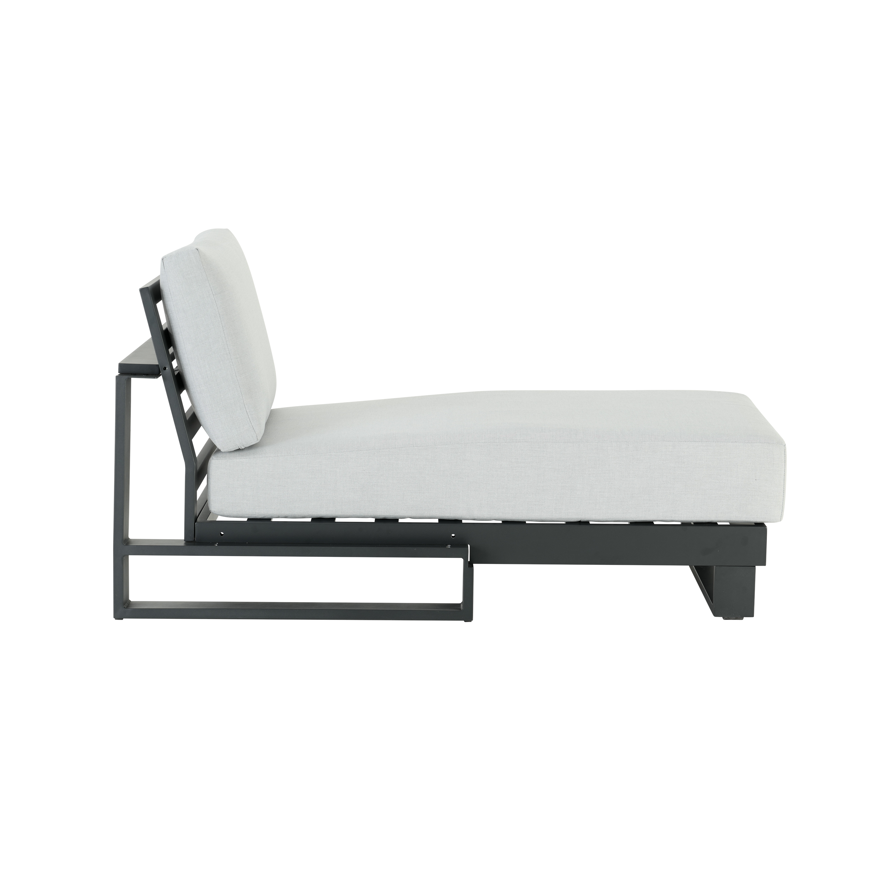 Fauteuil pour corner en aluminium anthracite Athena NATERIAL - 8