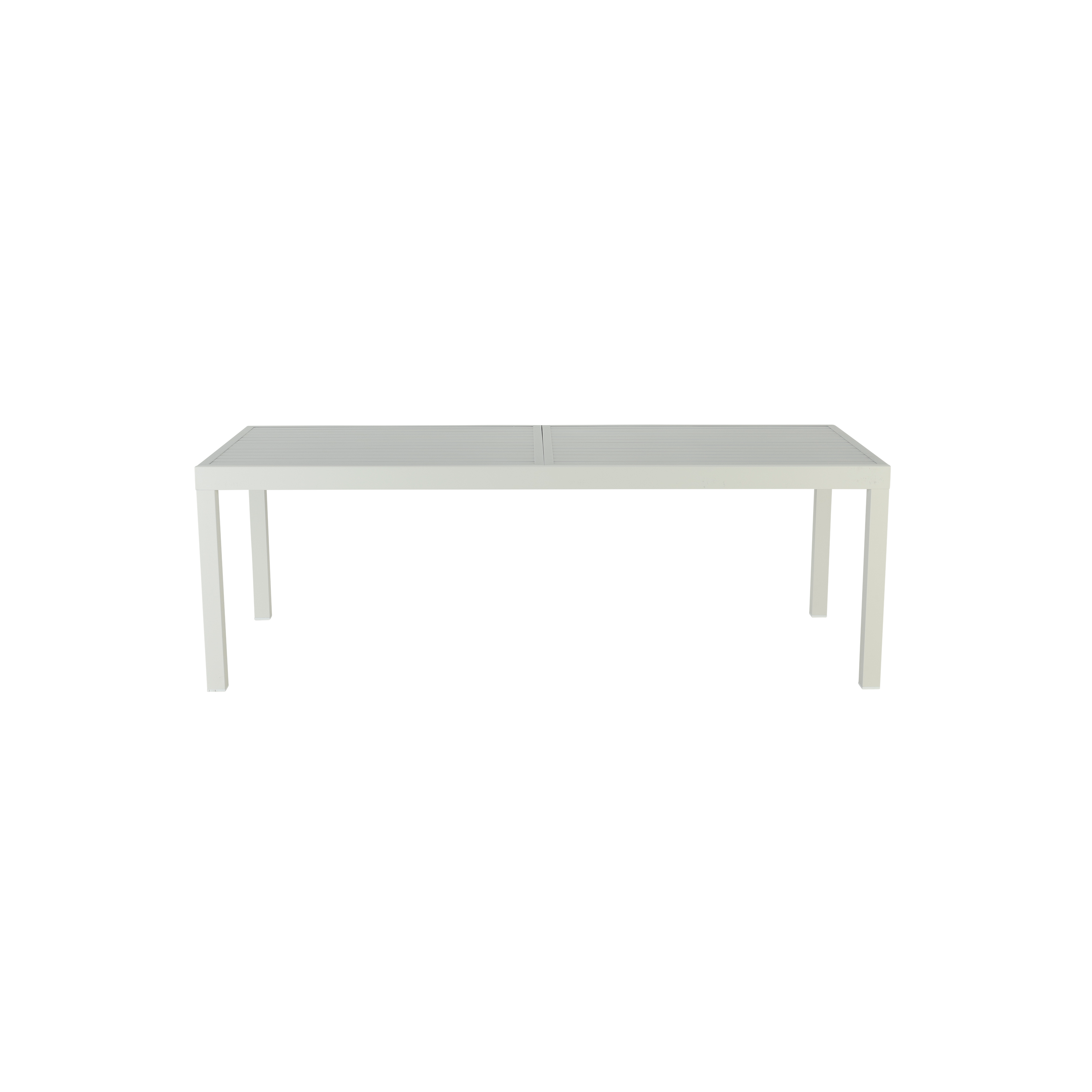 Tavolo allungabile da esterno rettangolare in alluminio bianco 8 posti L da 224 a 336x100cm, Athena NATERIAL - 15