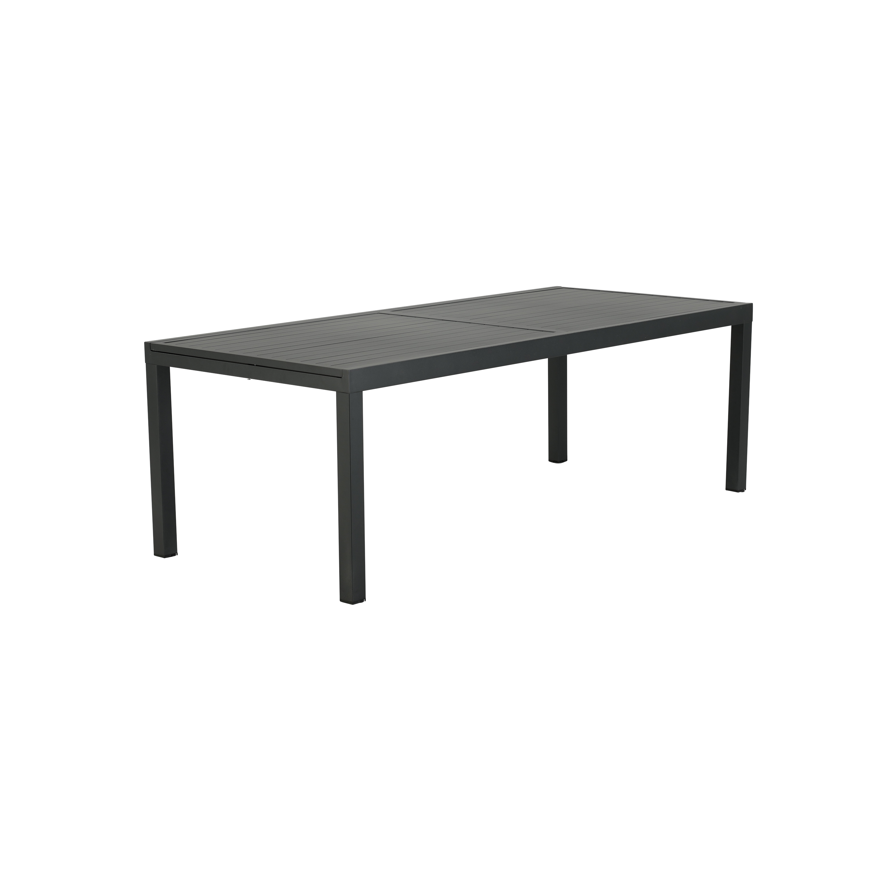 Tavolo da giardino allungabile Athena NATERIAL in alluminio grigio per 8 persone 224/336x100cm - 5