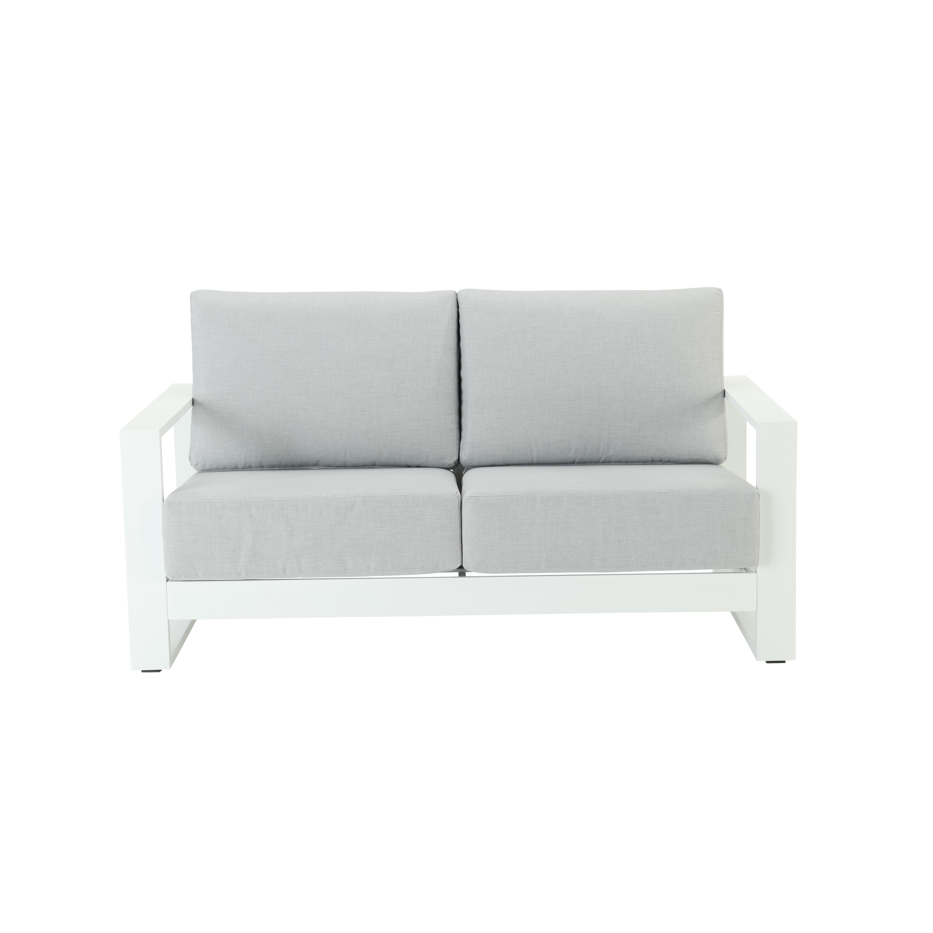 Canapé 2 places en aluminium blanc Athena NATERIAL - 11