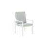 Set de 2 sillas de jardín NATERIAL Athena de aluminio blanco