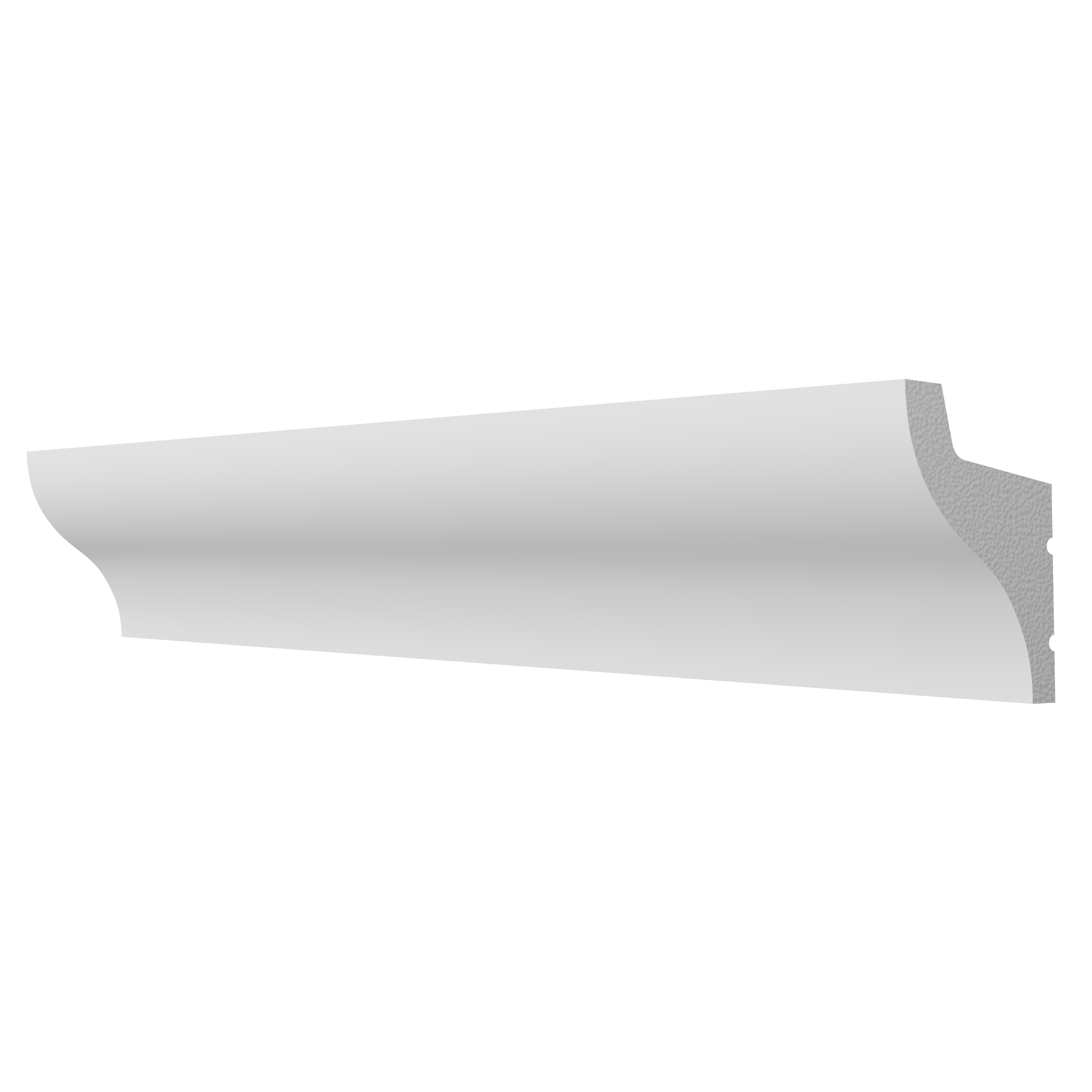 Listwa ścienna/sufitowa DL50 do LED z polimeru 5 x 200 cm DMS