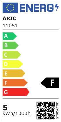 Kit 1 spot à encastrer led BBC IP65 EF5 , blanc chaud / neutre, ARIC rond noir - 8