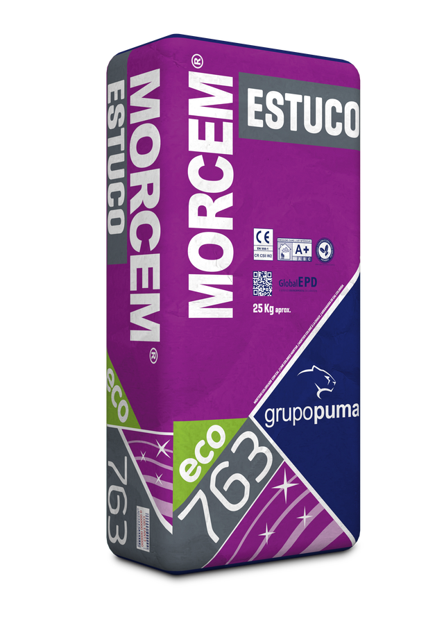 Mortero revoco MORCEM estuco albero 25 kg