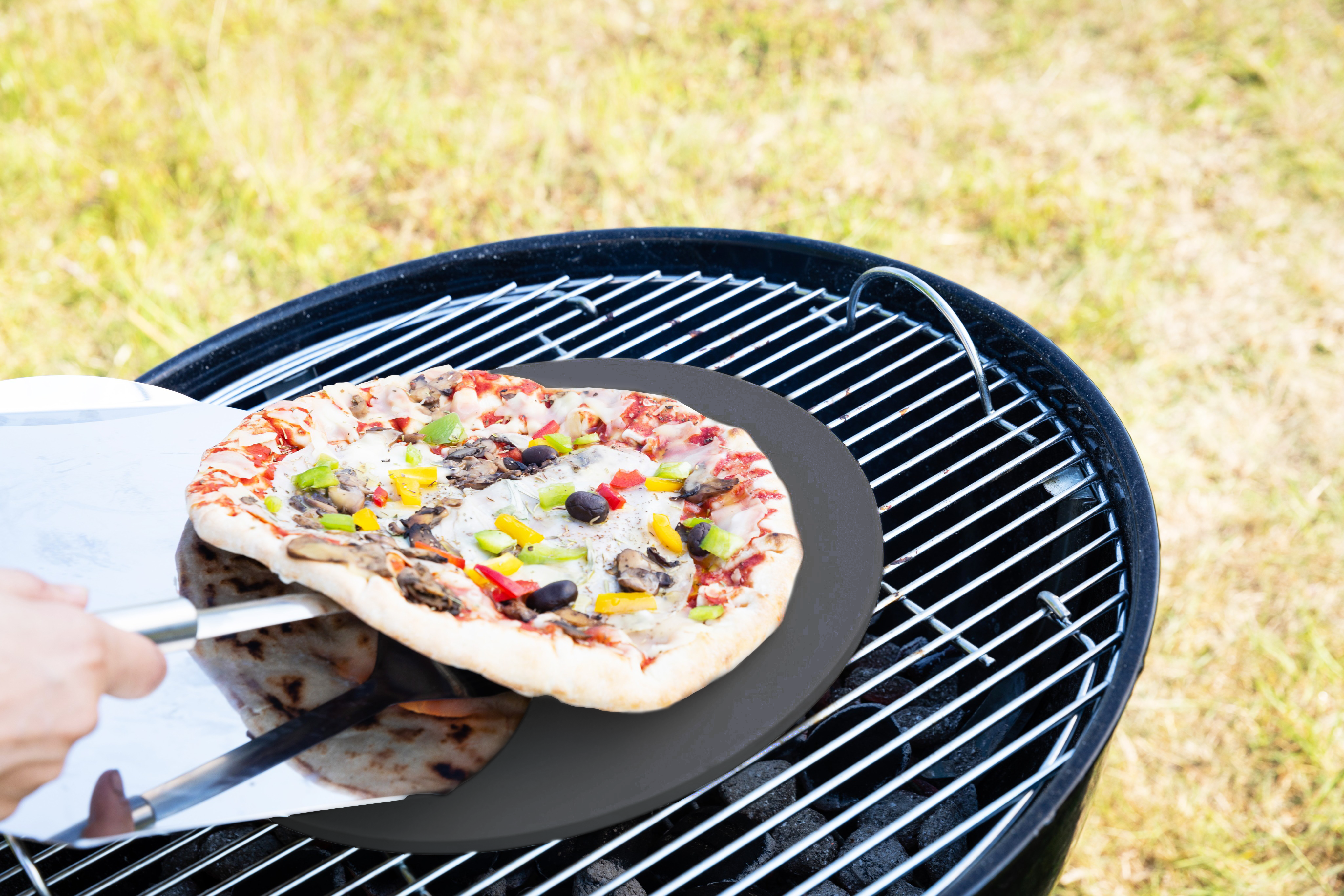 Pedra pizza para barbecue em cerâmica e aço inoxidável ⌀ 33 cm Naterial Alpha II - 4