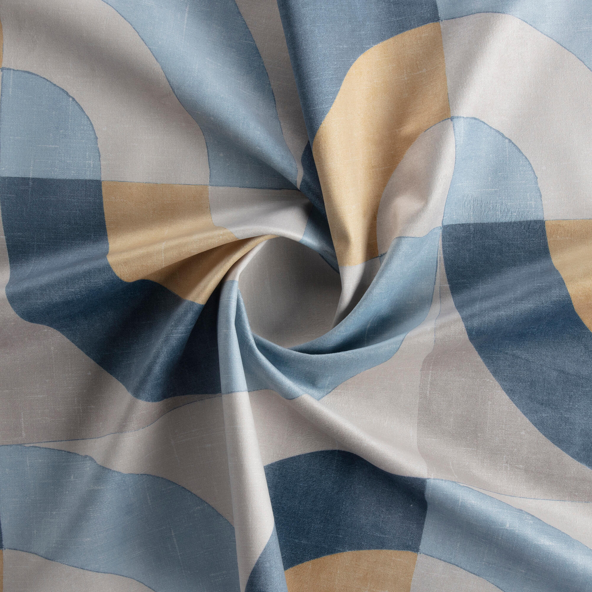 Tela al corte tapicería terciopelo Tidem azul ancho 140 cm - 6