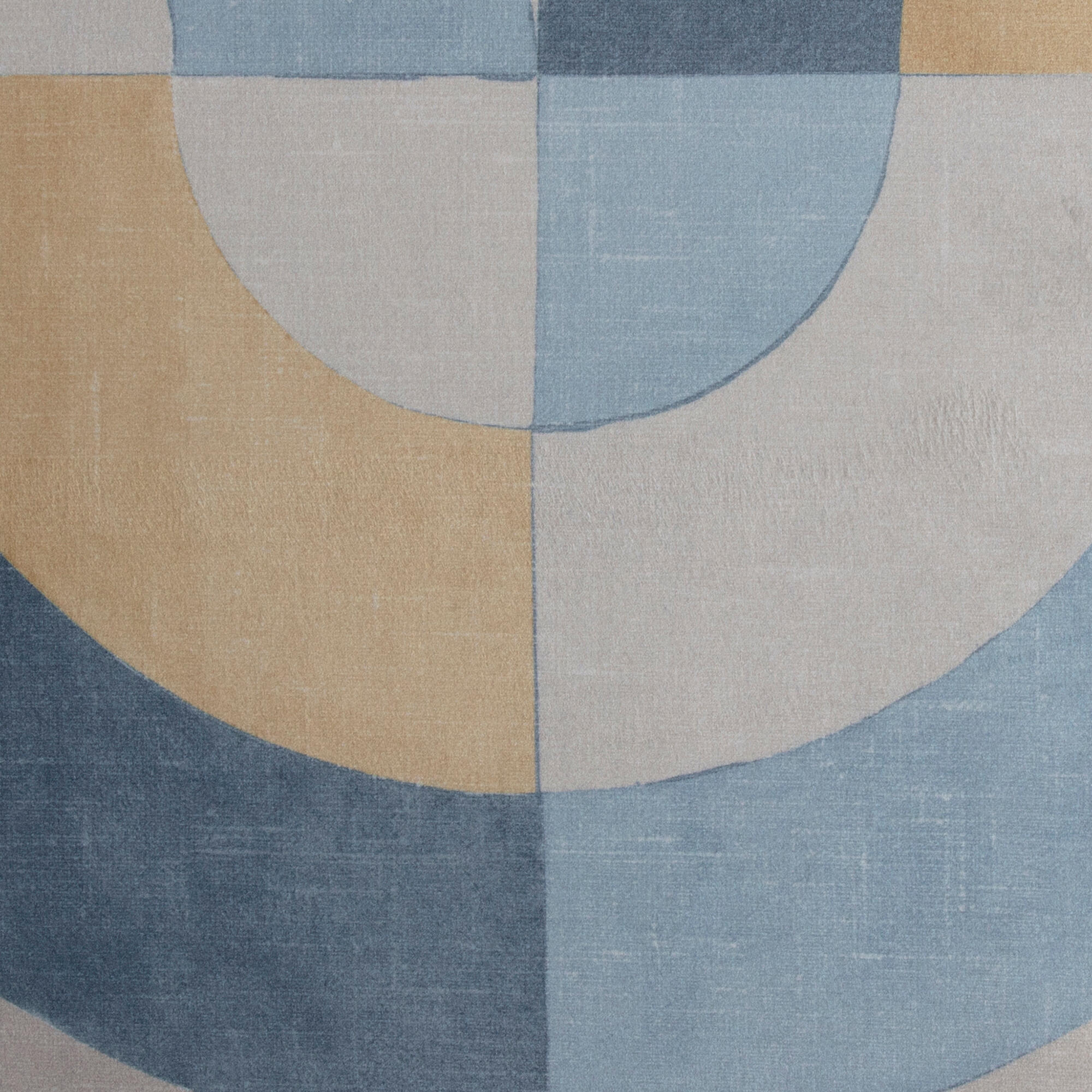 Tela al corte tapicería terciopelo Tidem azul ancho 140 cm - 4