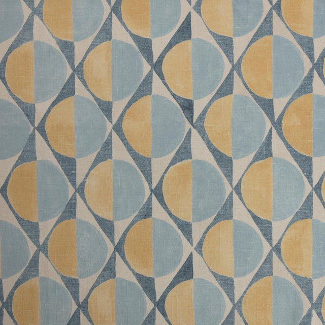Tela al corte tapicería terciopelo Medal azul ancho 140 cm