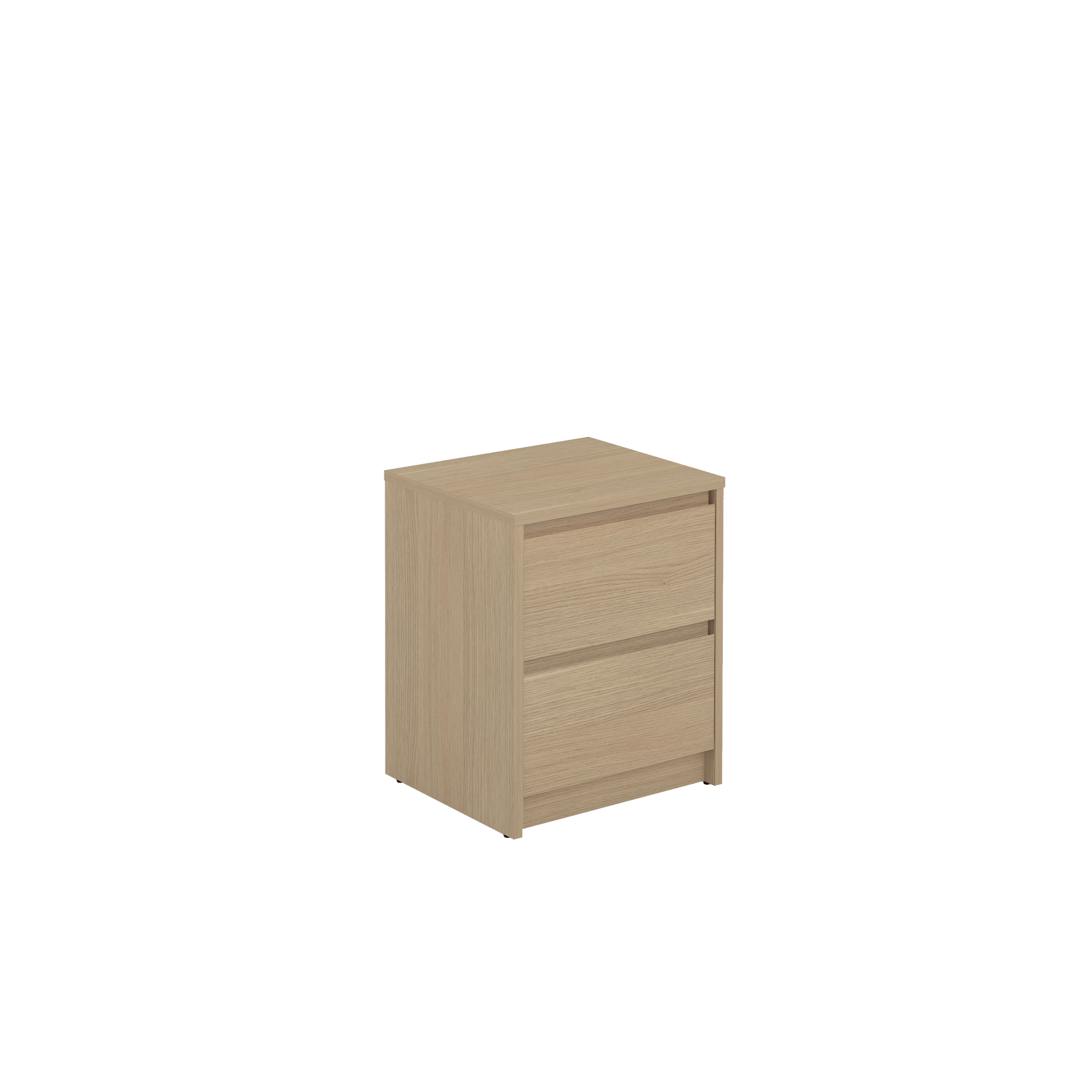 Cajonera home tera roble con 2 cajones de 40x47.8x34 cm