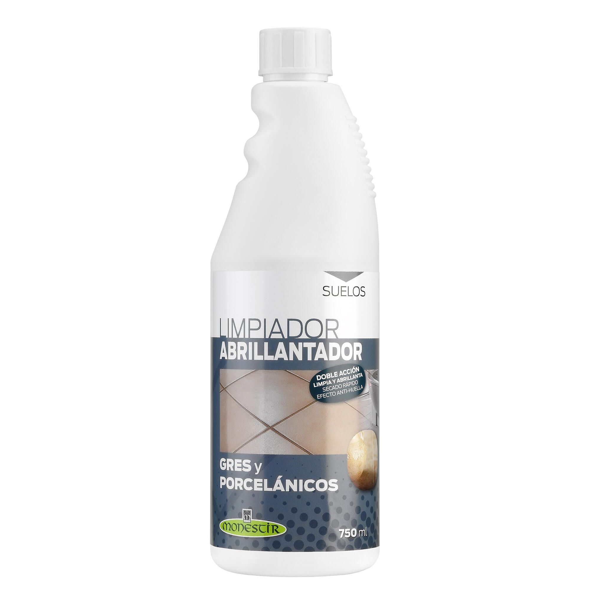 Limpiador abrillantador suelos de grés y porcelánicos monestir 750ml
