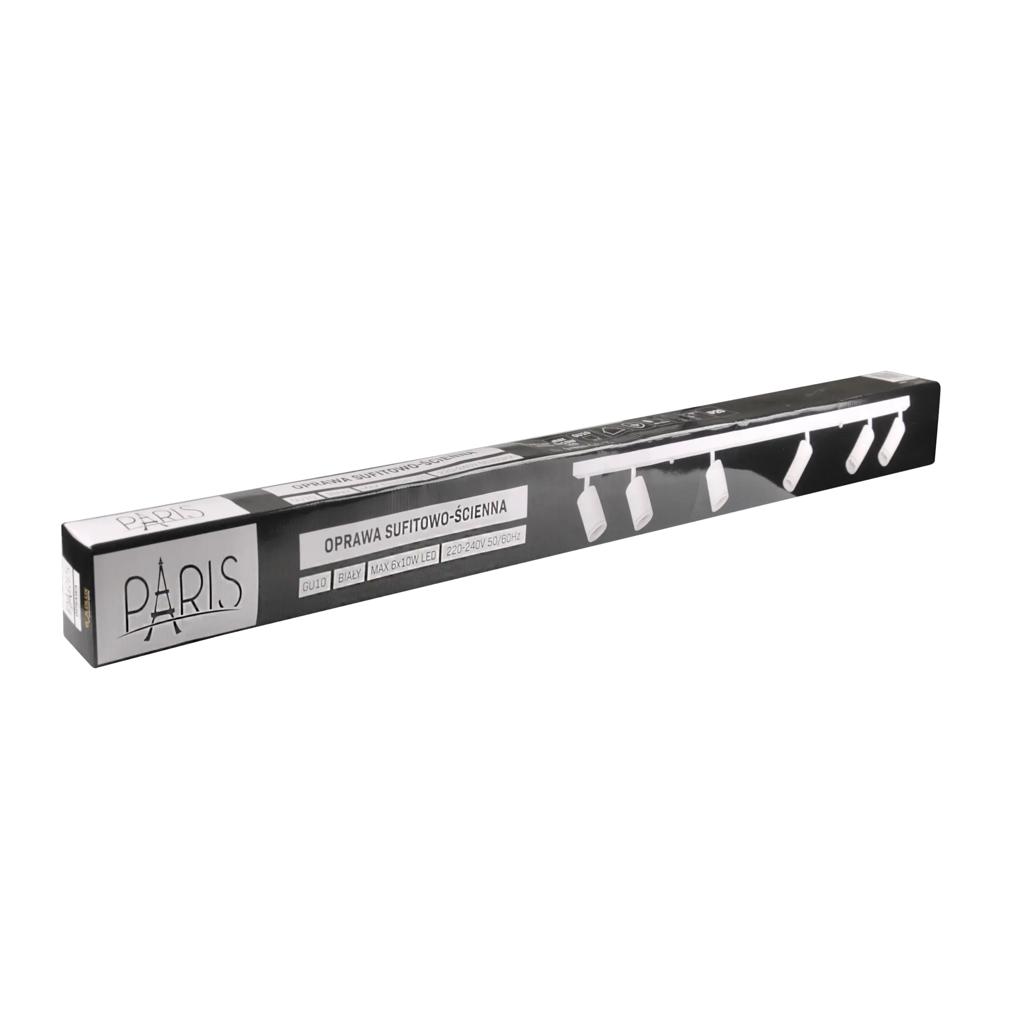 Listwa reflektorowa Paris biała 6 x GU10 Goldlux - 8