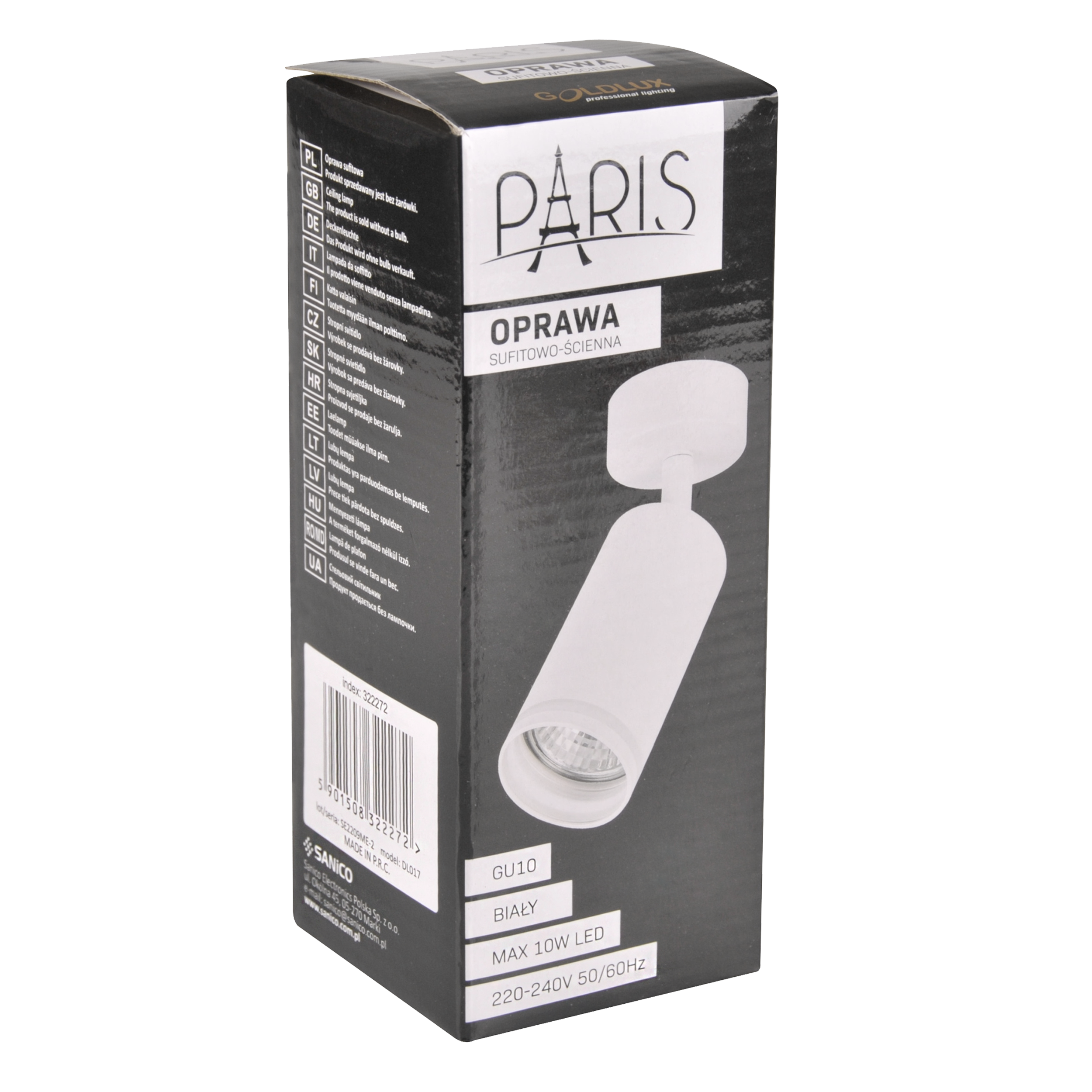 Reflektor Paris biały GU10 Goldlux - 11