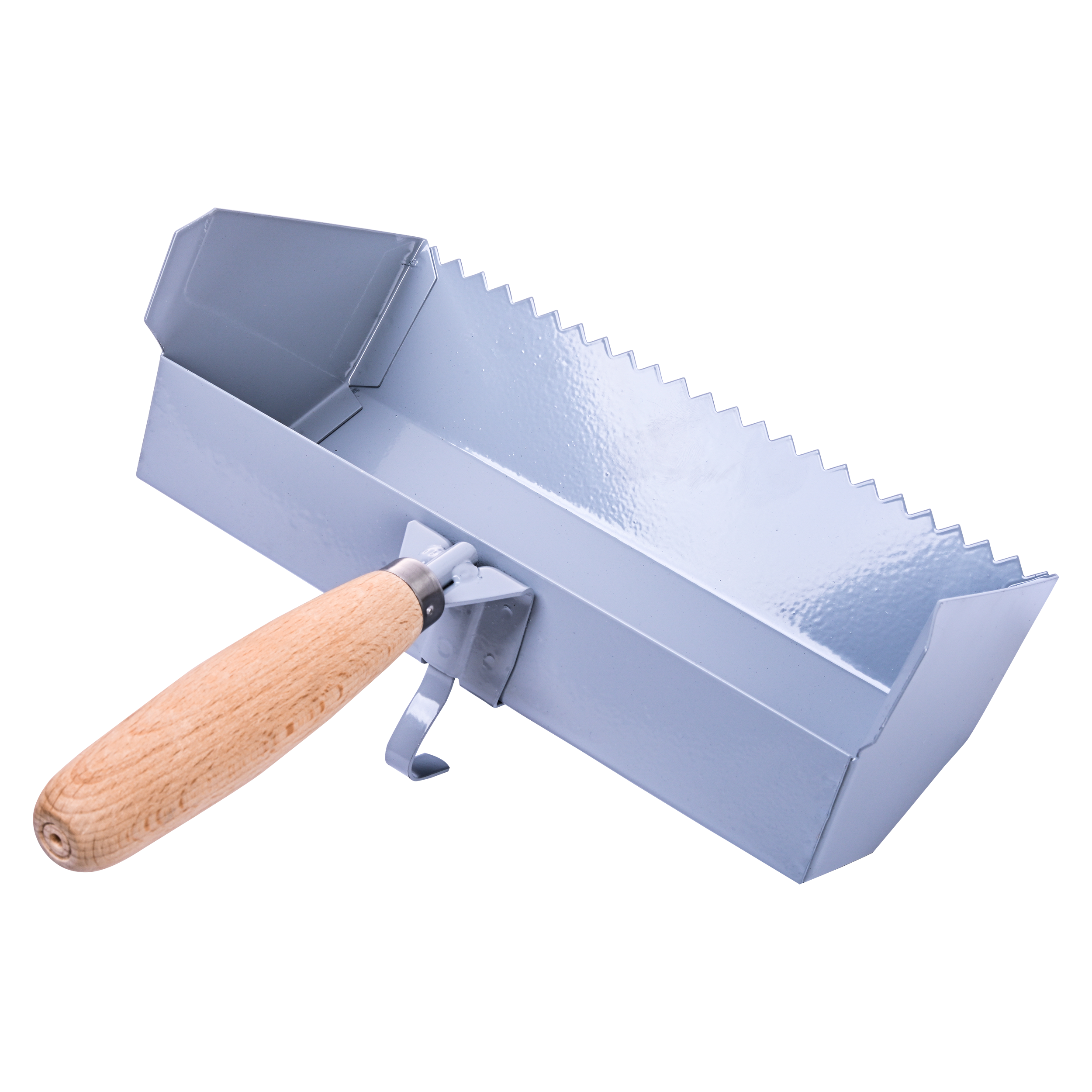 Prostokątna kielnia tynkarska do betonu 240mm CON-BKK-1240 - 4