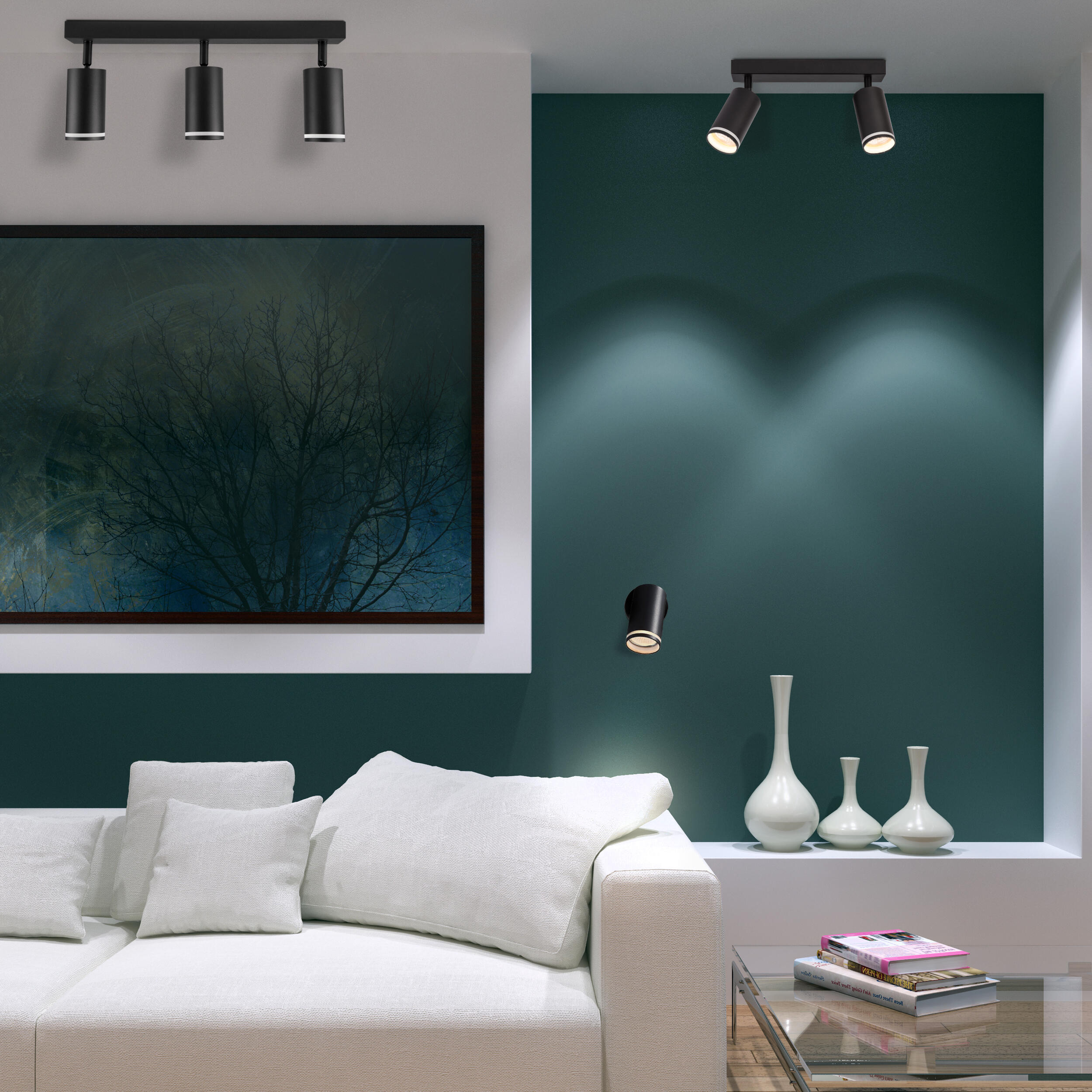 Reflektor Paris czarny GU10 Goldlux - 2