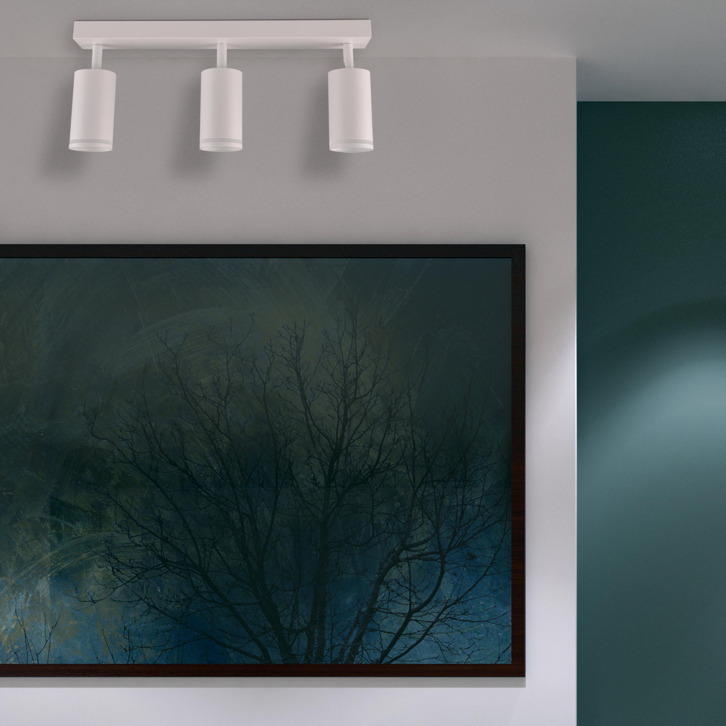 Listwa reflektorowa Paris biała 3 x GU10 Goldlux - 3