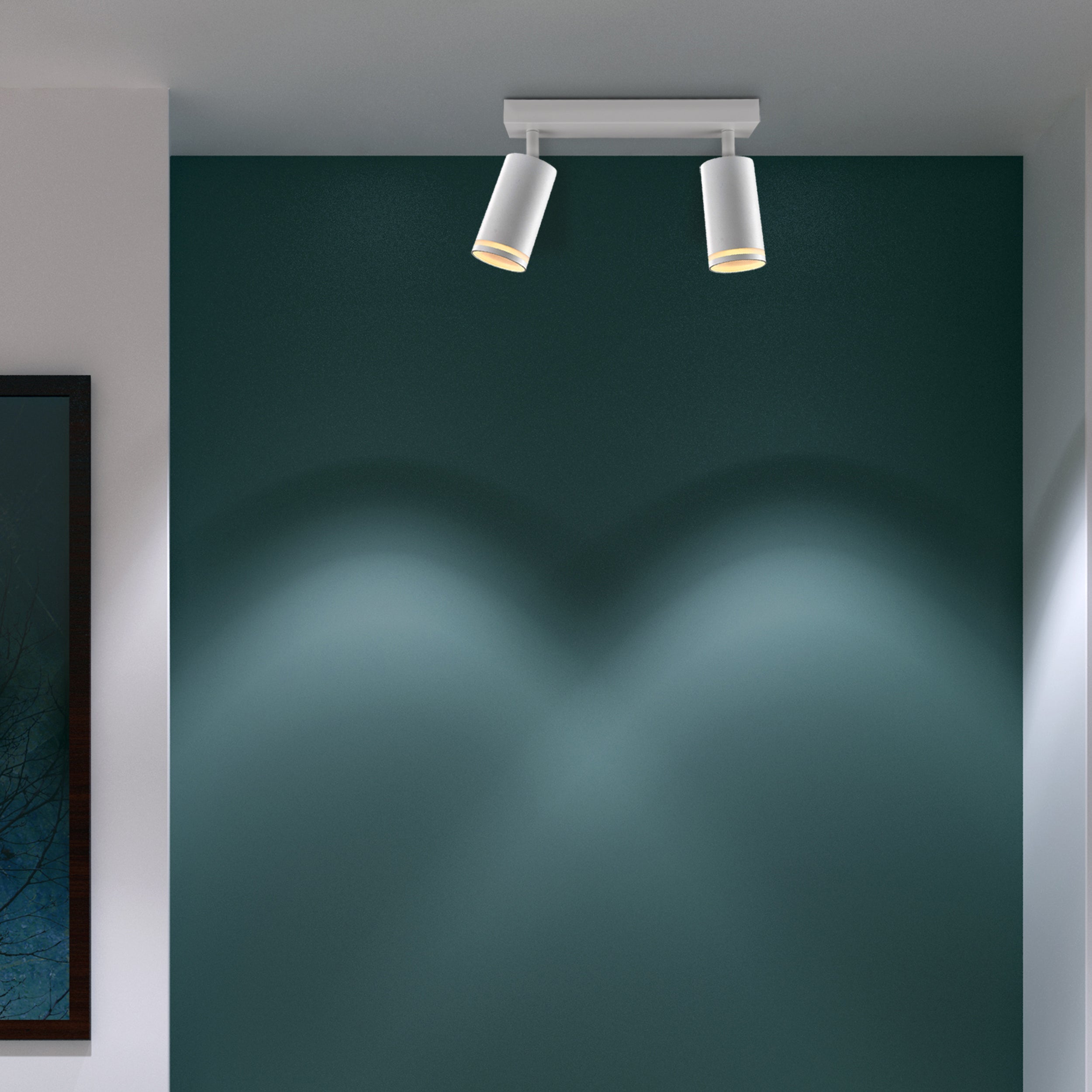 Listwa reflektorowa Paris biała 2 x GU10 Goldlux - 3