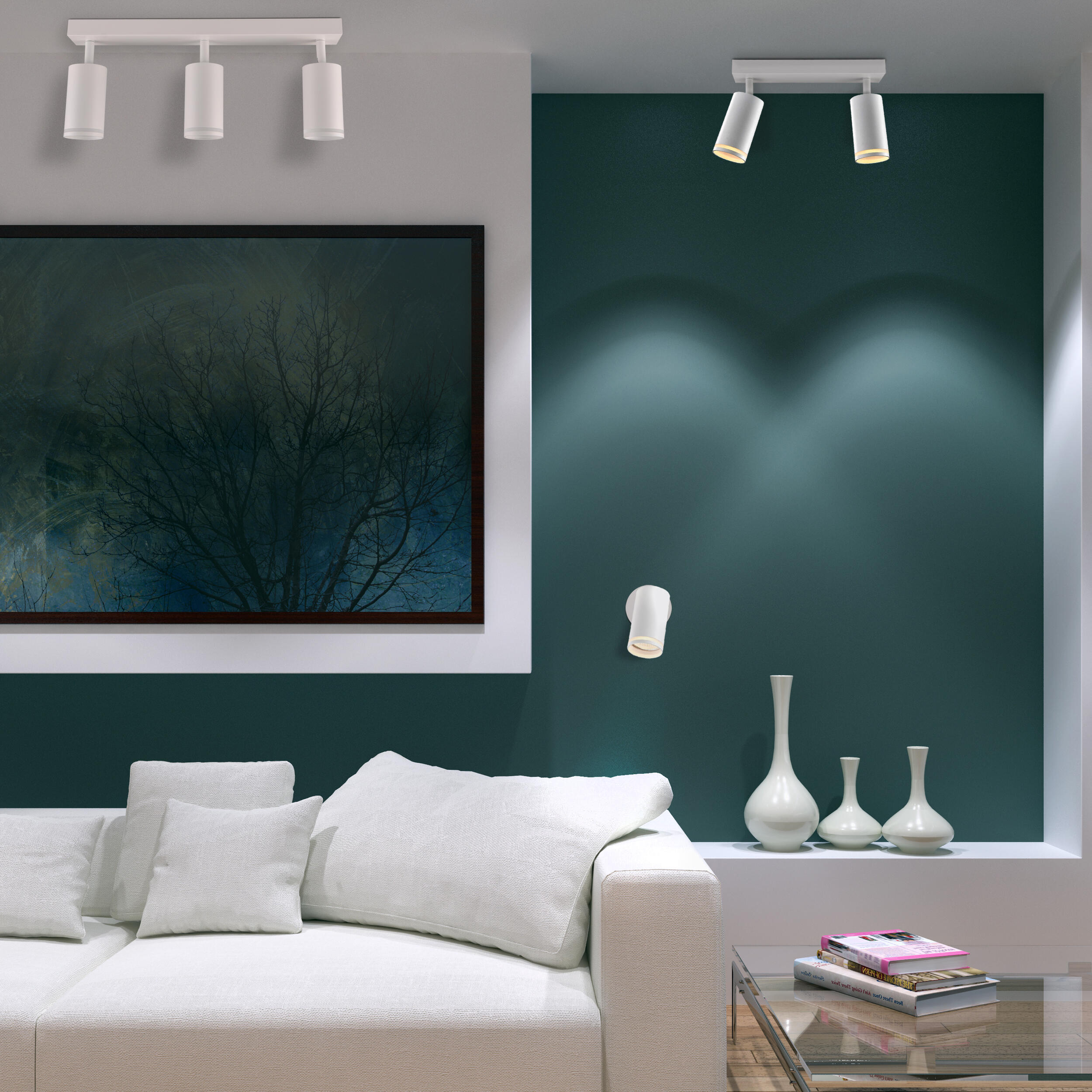 Reflektor Paris biały GU10 Goldlux - 2