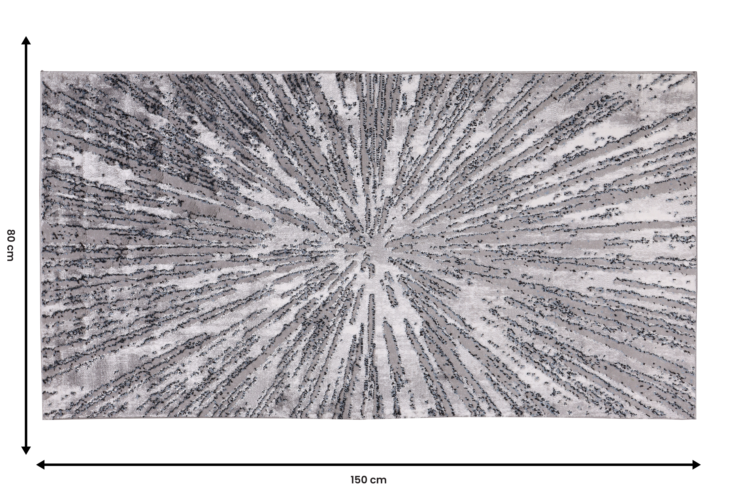 Dywan Pacyfik szaro-granatowy 80 x 150 cm - 8