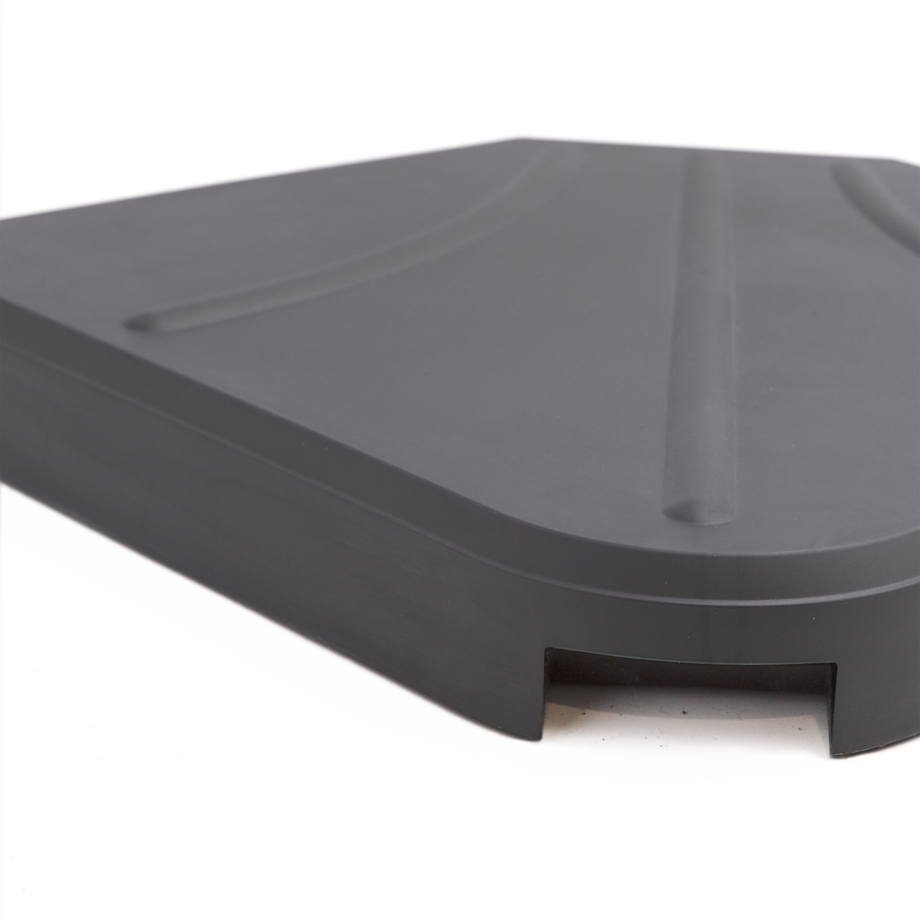 Base para chapéu-sol 1/4 25 kg 48x48 cm antracite Naterial - 7