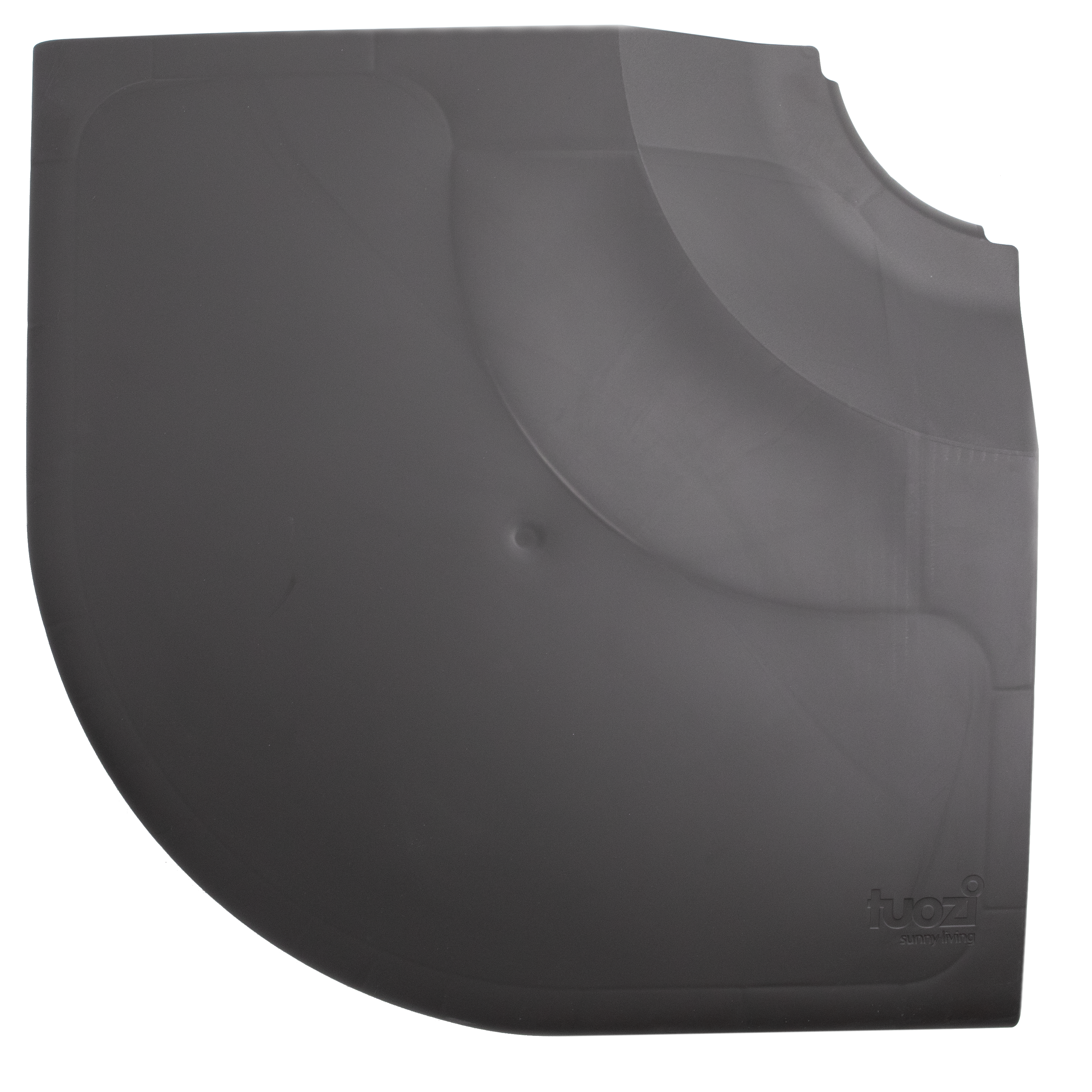 Base para chapéu-sol 1/4 35 kg 54x54 cm antracite Naterial - 5